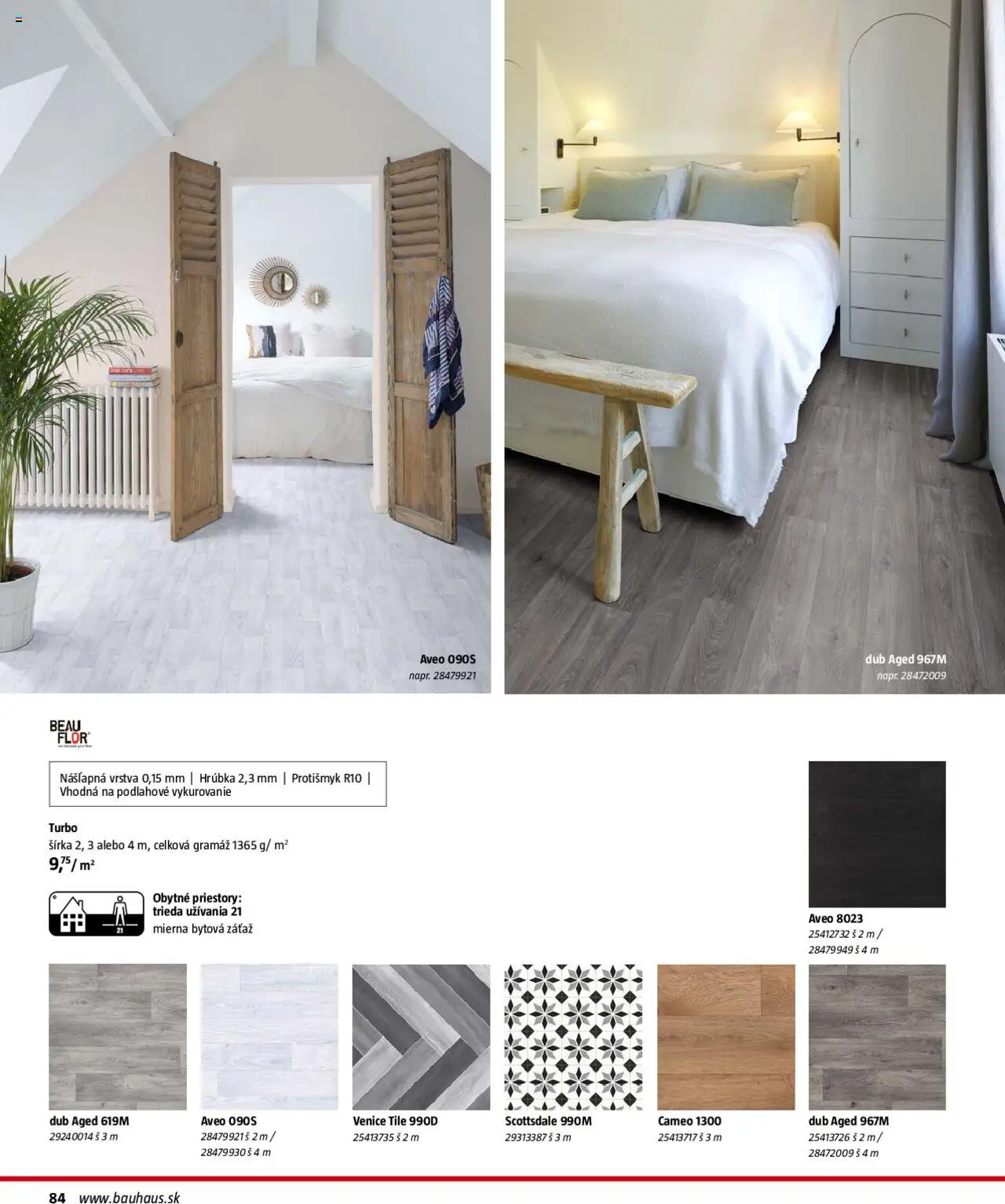 Bauhaus katalóg Podlahové krytiny │ platný od 04.08.2025 | Strana: 84