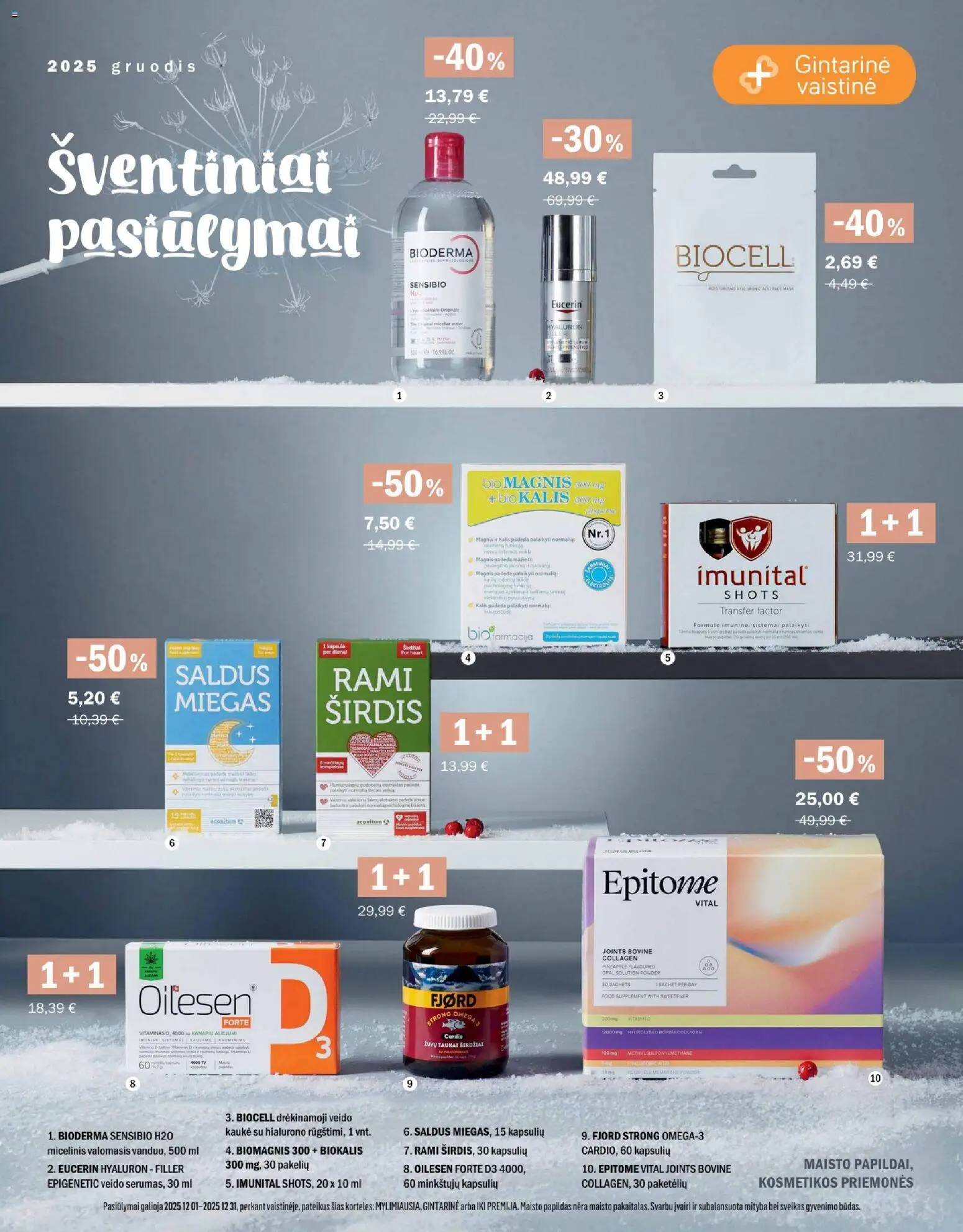 Gintarinė akcijos nuo 01.12.2025 | Puslapis: 1