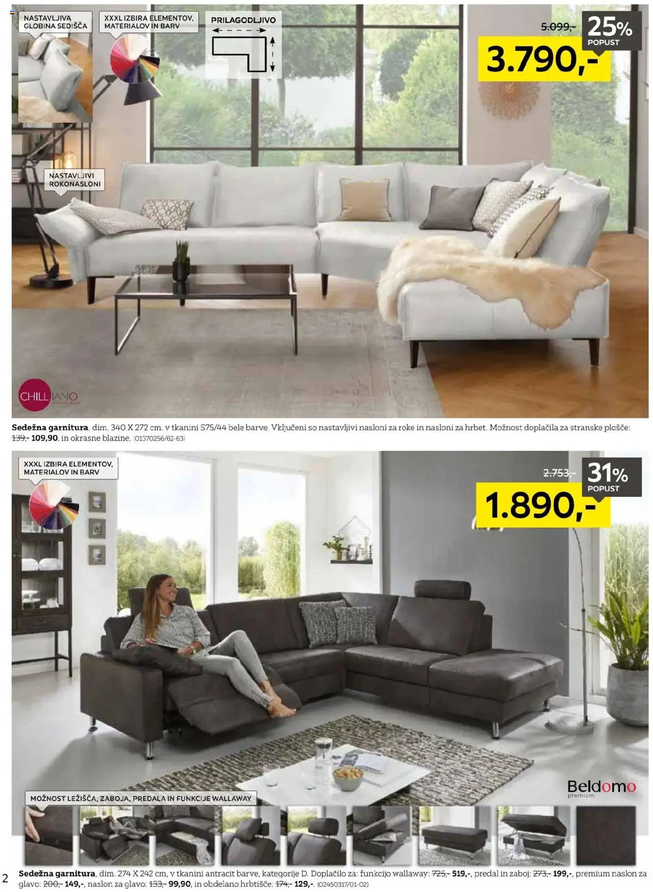 Novi XXXL Lesnina katalog ponudbe – veljaven od 01.09.2025 | Stran: 2 | Izdelki: Zaboj