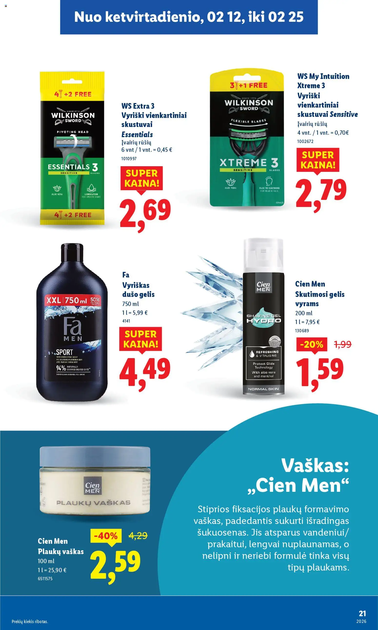 LIDL akcijos nuo 12.02.2026 | Puslapis: 21