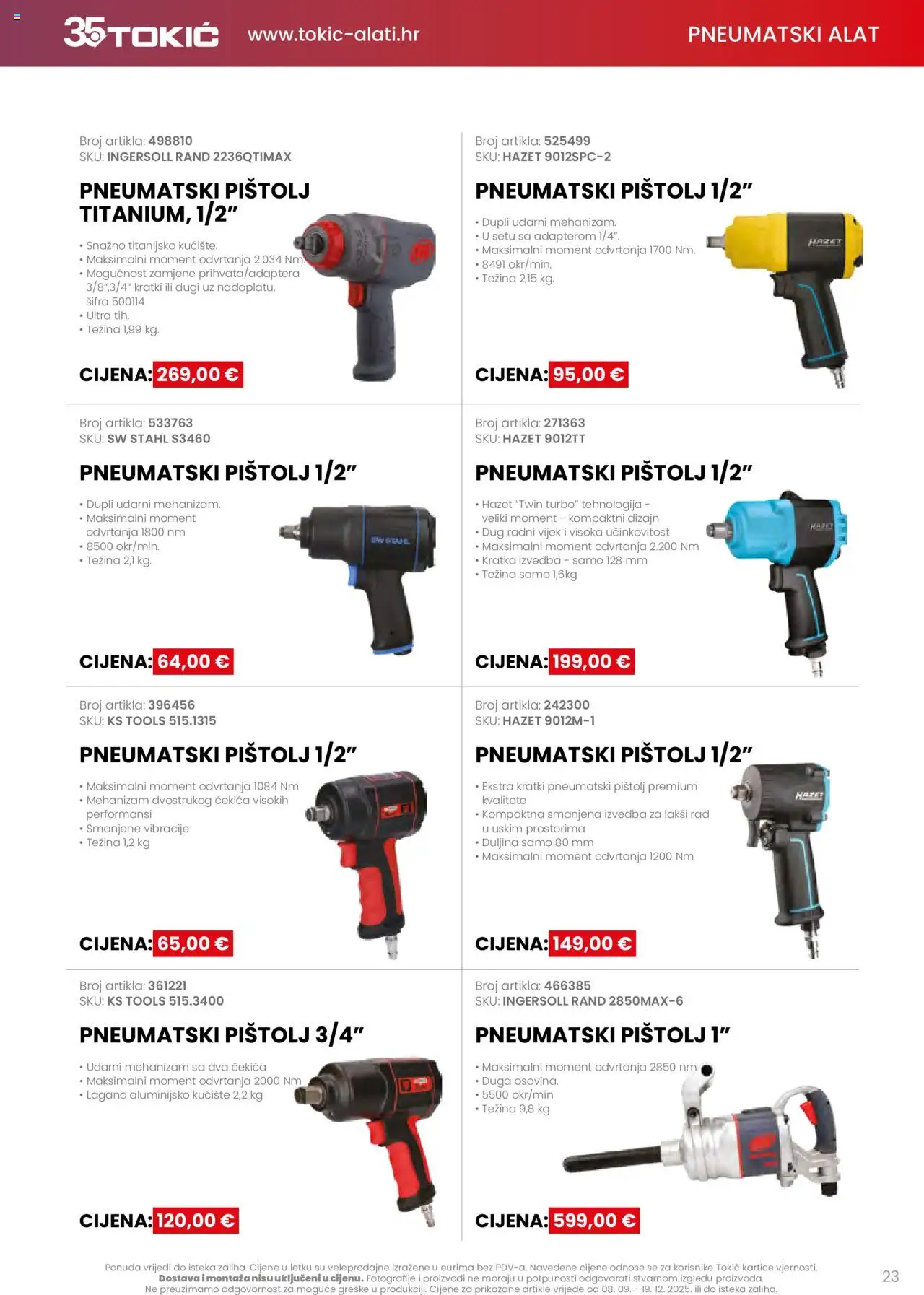 Tokić katalog | vrijedi od 08.09.2025 | Stranica: 23 | Proizvodi: Alat