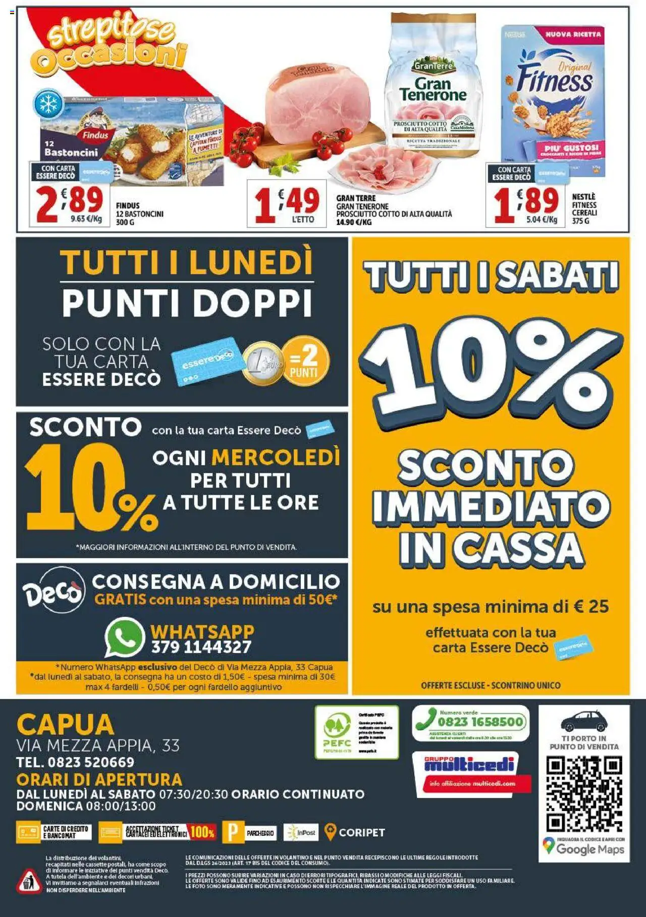 Volantino Decò del 23.09.2025 | Pagina: 20 | Prodotti: Prosciutto Cotto, Cereali, Prosciutto