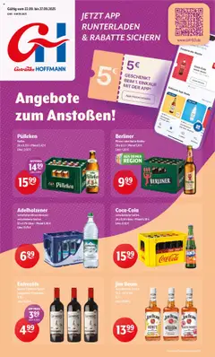 Getränke Hoffmann Prospekt 	 ab 22.09.2025 gültig