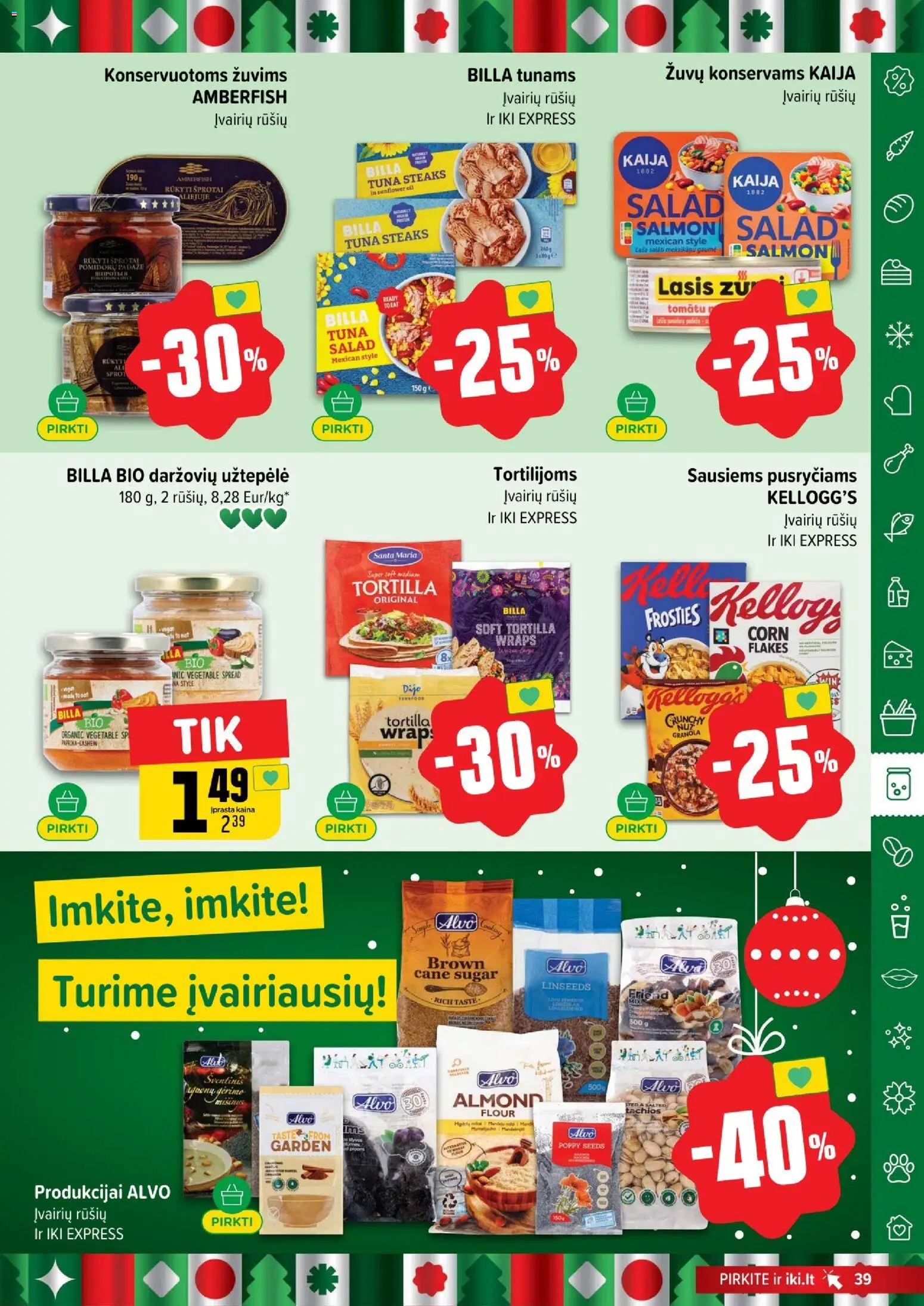 IKI akcijos nuo 22.12.2025 | Puslapis: 39 | Prekių: Užtepėlė