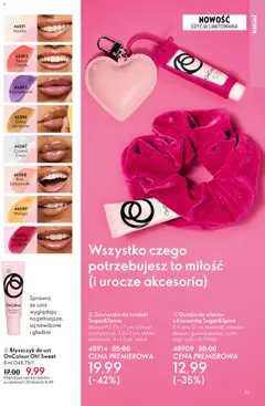 Pogląd oferty "Oriflame Katalog 2 2026" - ważna od 21.01.2026 | Strona: 85 | Produkty: Mango, Makijaż, Błyszczyk, Torebki