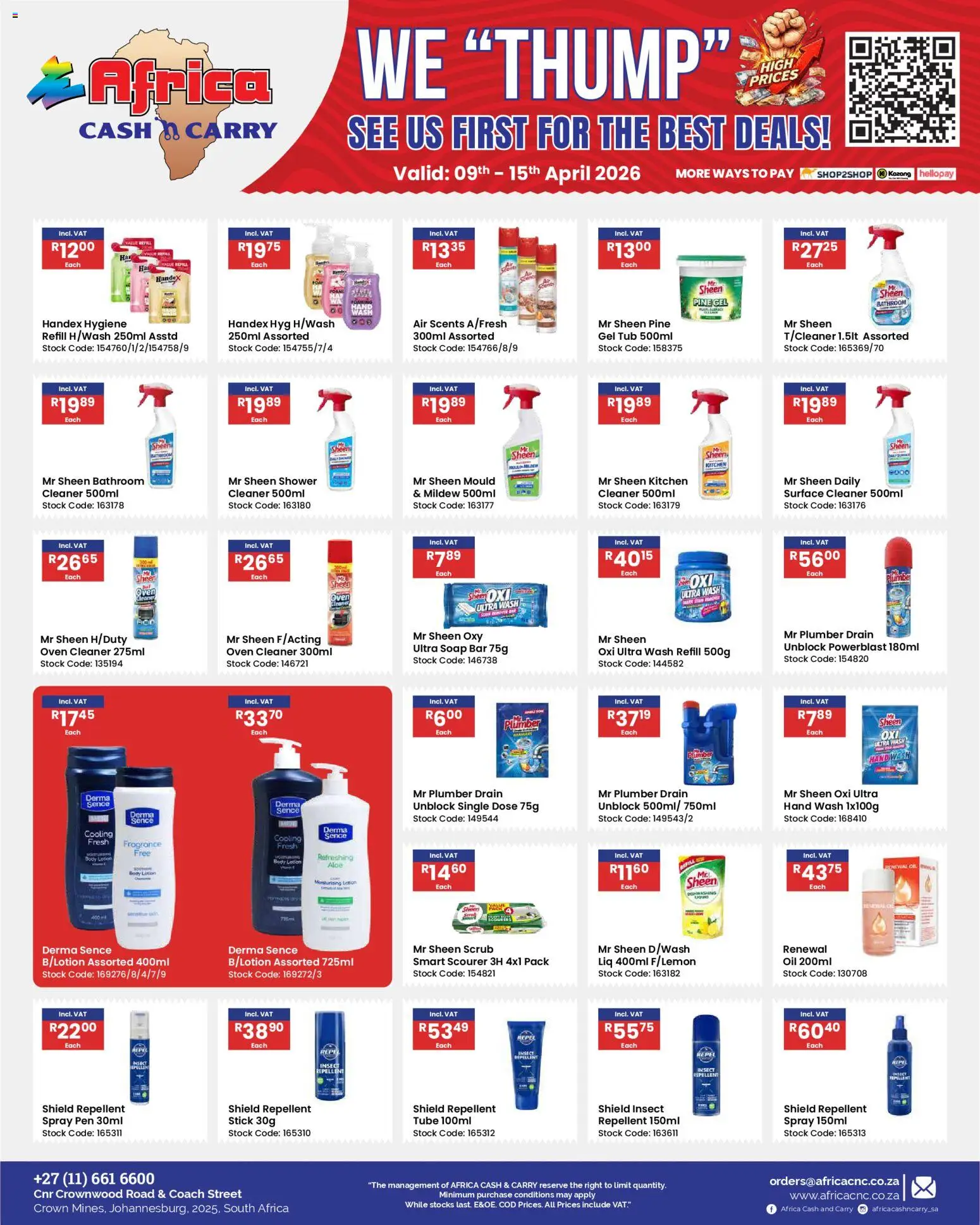 New Africa Cash & Carry catalogue – valid from 09.04.2026 | Page: 35 | Products: Pen, Soap, Scrub, Lotion