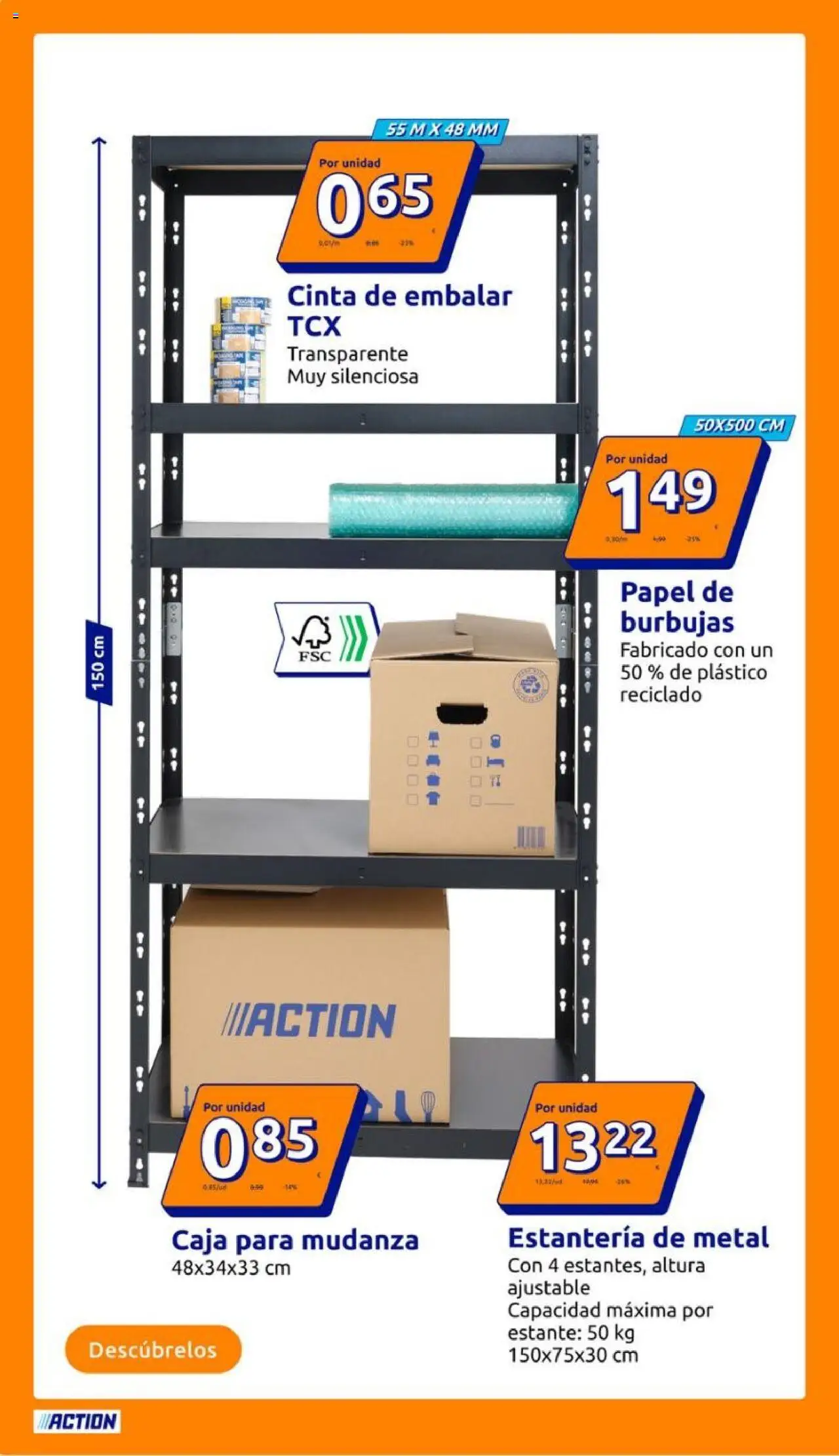 Action folleto │ válido desde el 20.08.2025 | Página: 10 | Productos: Estante, Caja