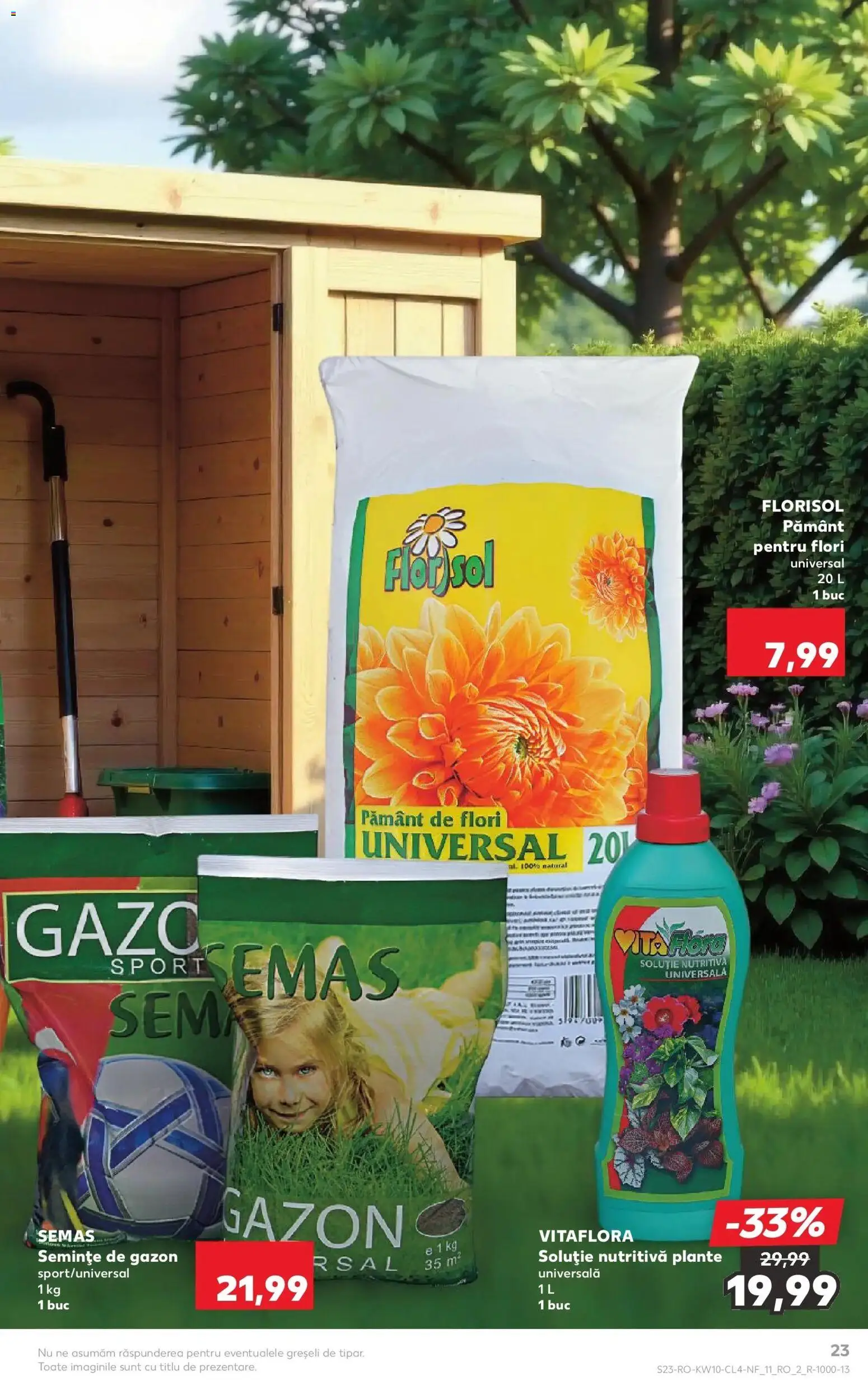 Noul catalog Kaufland – valabil de la 04.03.2026 | Pagină: 23 | Produse: Pământ pentru flori, Semințe