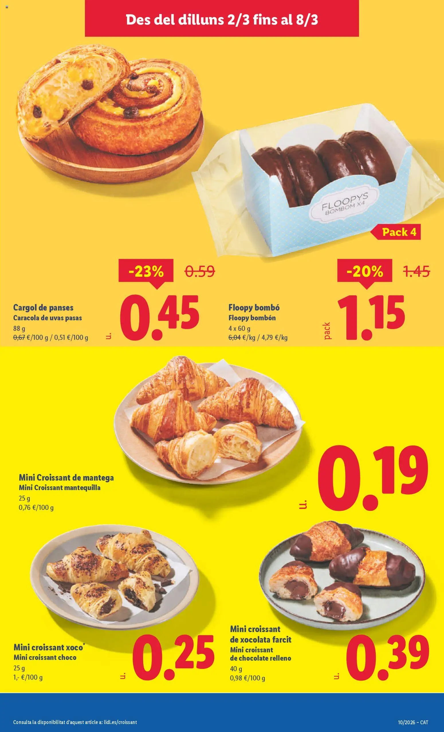 Lidl folleto │ válido desde el 02.03.2026 | Página: 21 | Productos: Τζίντζερ, Chocolate, Croissant, Συσκευή ροής