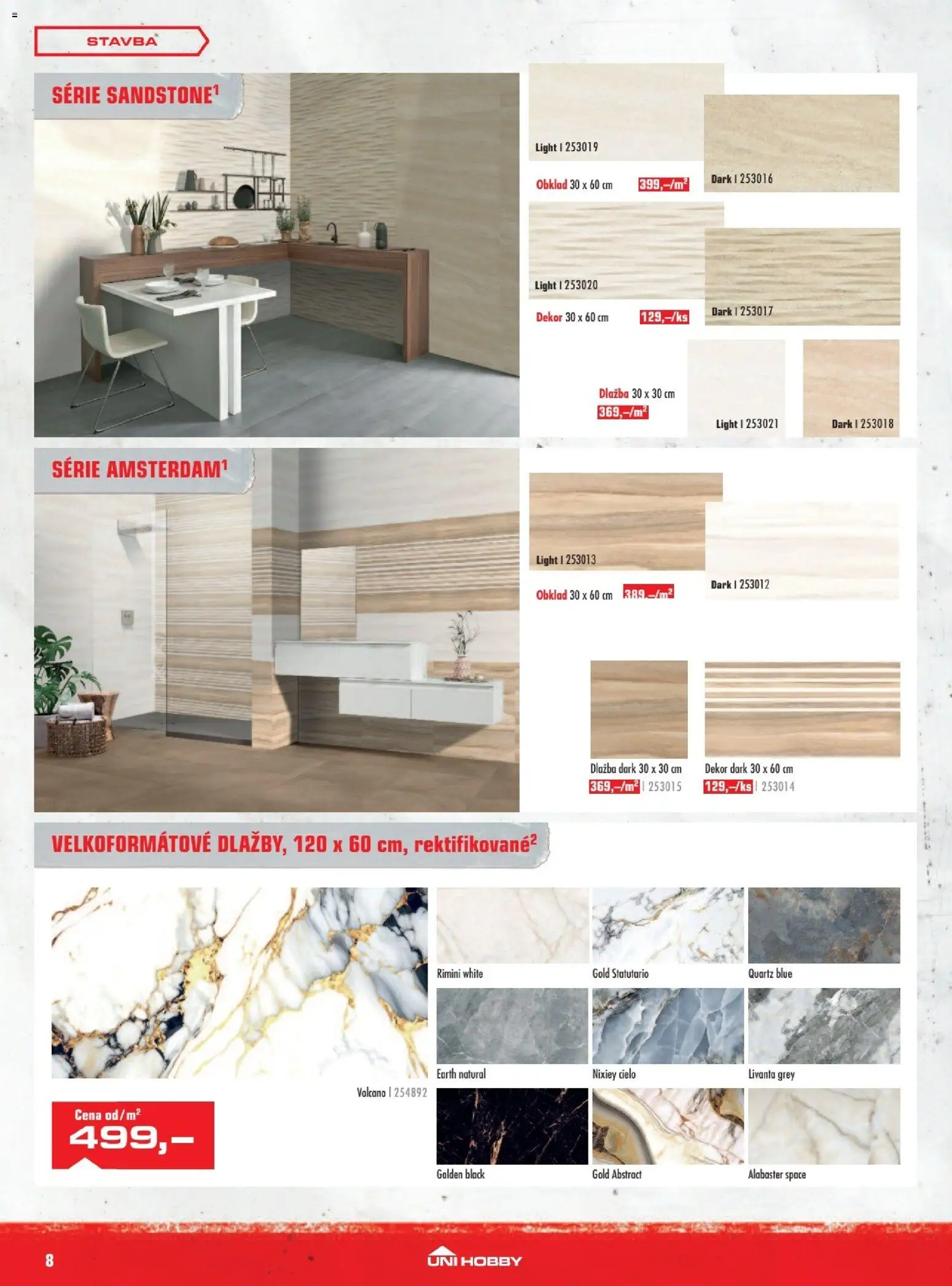 Uni Hobby leták od 08.01.2026 | Strana: 8 | Produkty: Dlažba