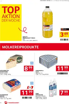 Transgourmet Flugblatt ab 16.02.2026 gültig | Seite: 10 | Produkte: Käse