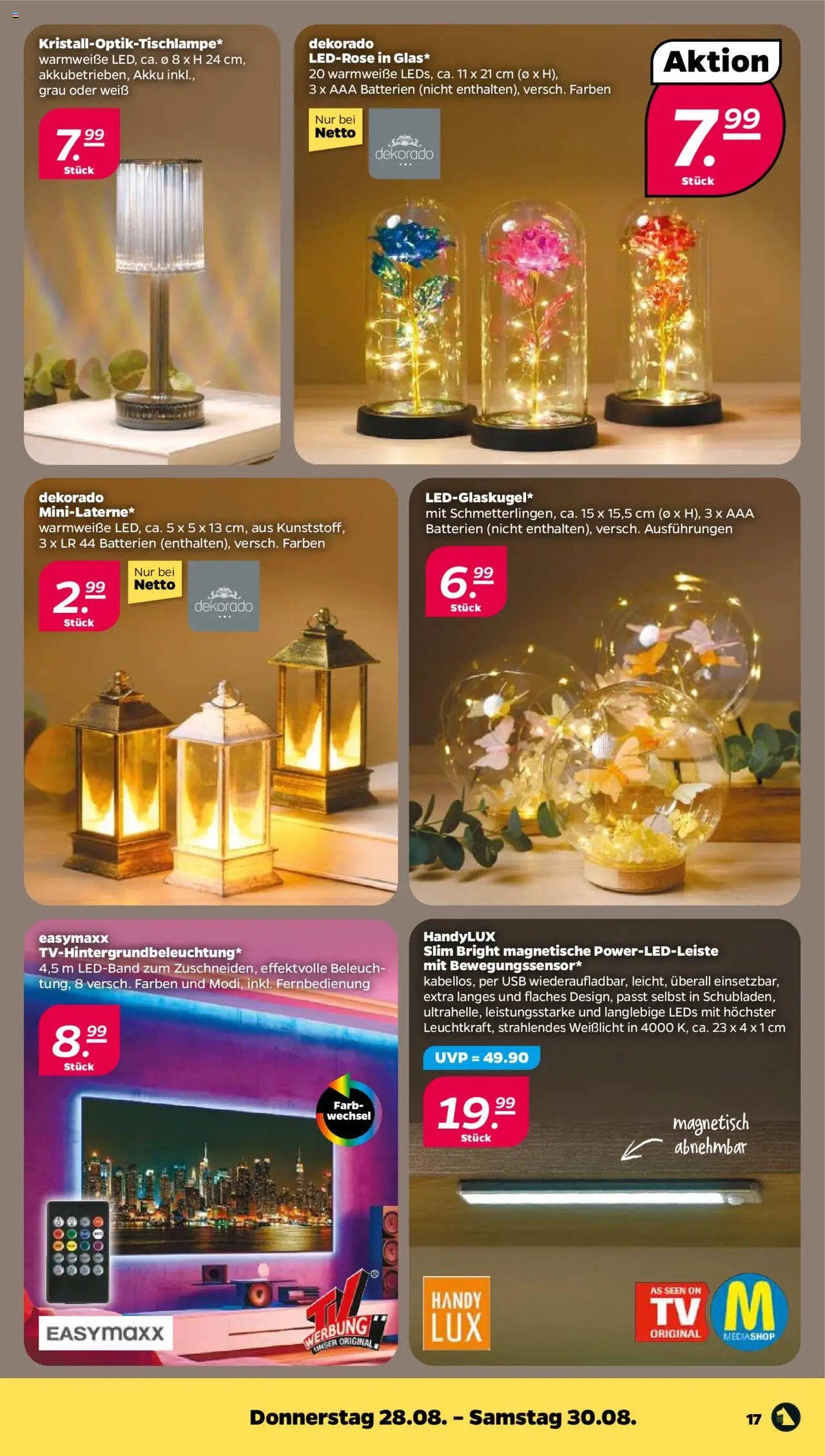 Netto Prospekt 	 - gültig ab dem 25.08.2025 | Seite: 17 | Produkte: USB, Batterien