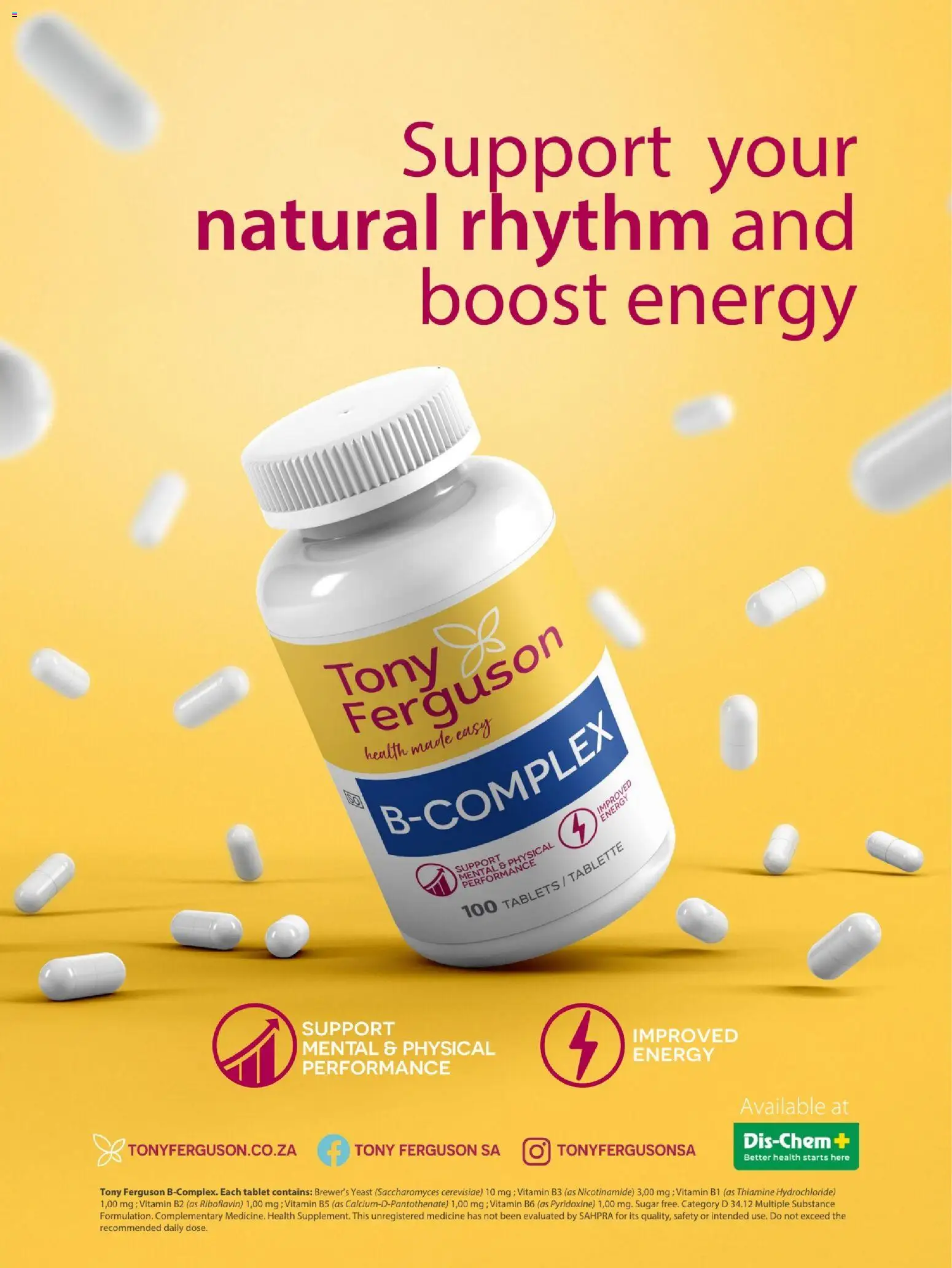 New Dis-Chem catalogue – valid from 26.11.2025 | Page: 57 | Products: Tablet, Sugar