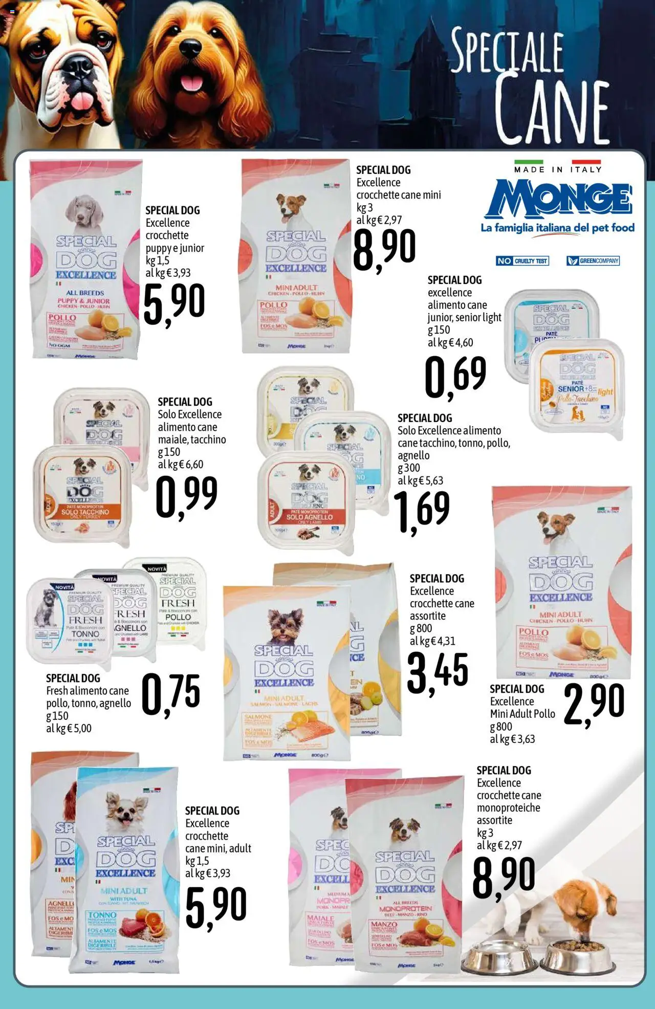 Volantino Emisfero del 20.10.2025 | Pagina: 13 | Prodotti: Tacchino, Crocchette, Tonno, Agnello