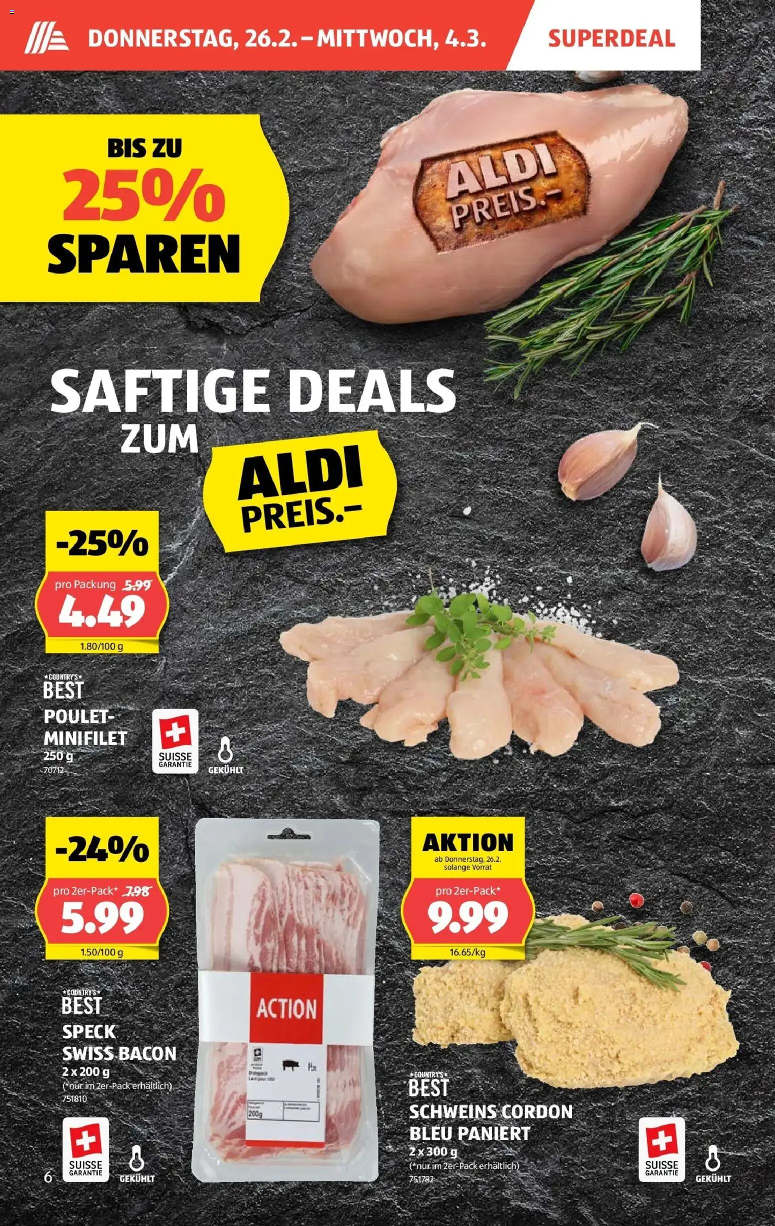 Aldi - Aldi Suisse: Wochenangebote – gültig ab 26.02.2026 | Seite: 6