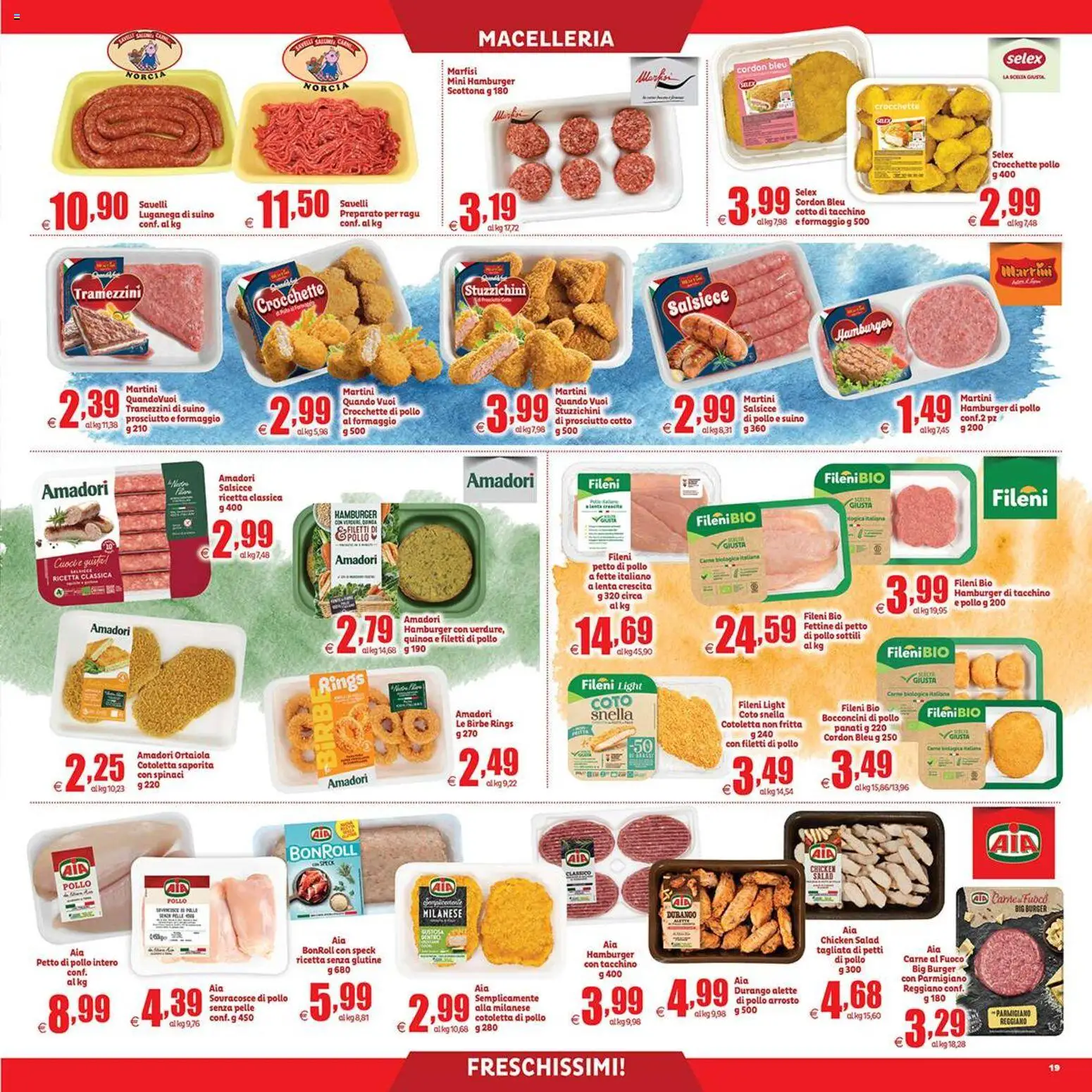 Volantino Elite Supermercati del 28.11.2025 | Pagina: 19 | Prodotti: Pollo, Spinaci, Ragú, Quinoa