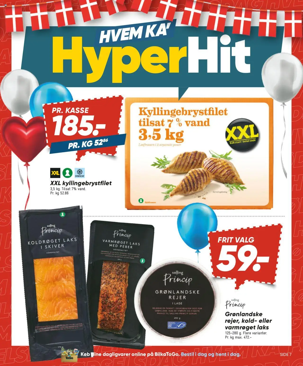 Bilka Tilbudsavis gyldig fra 01.08.2025 | Side: 7 | Produkter: Peber, Vest, Rejer
