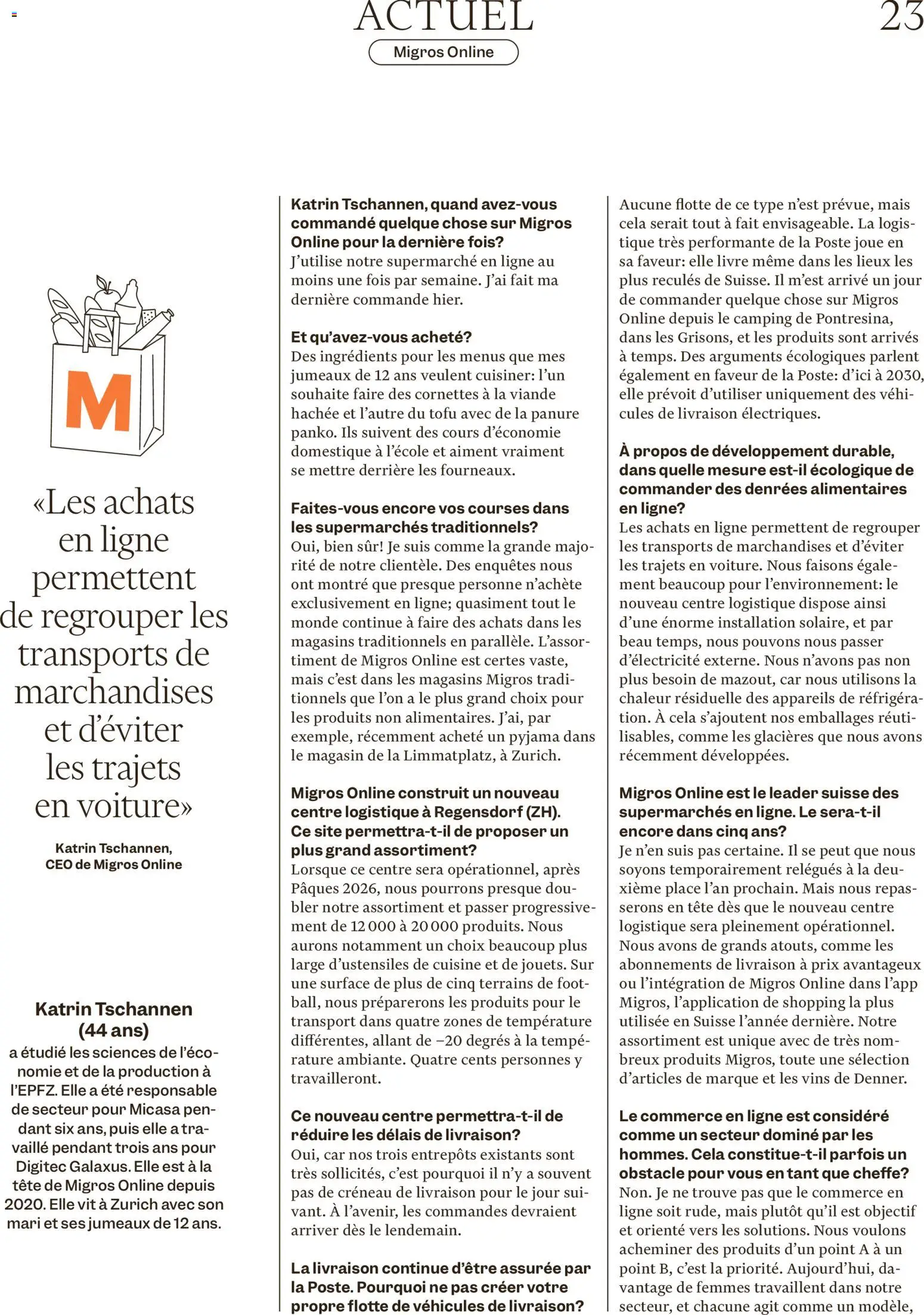 Migros Magazin FR – gültig ab 03.11.2025 | Seite: 23