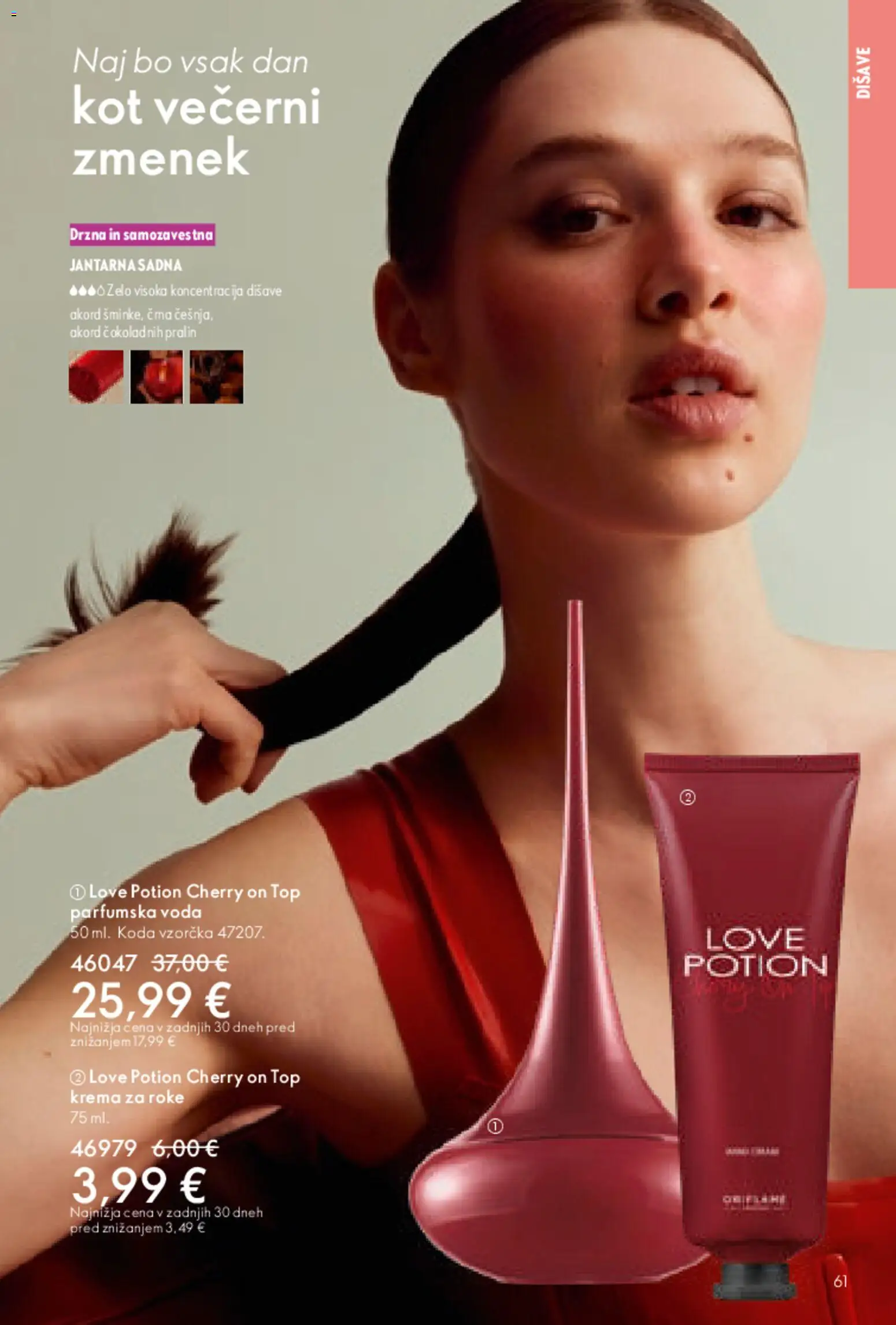 Novi Oriflame katalog ponudbe – veljaven od 01.04.2026 | Stran: 60 | Izdelki: Krema, Krema za roke, Voda, Parfumska voda