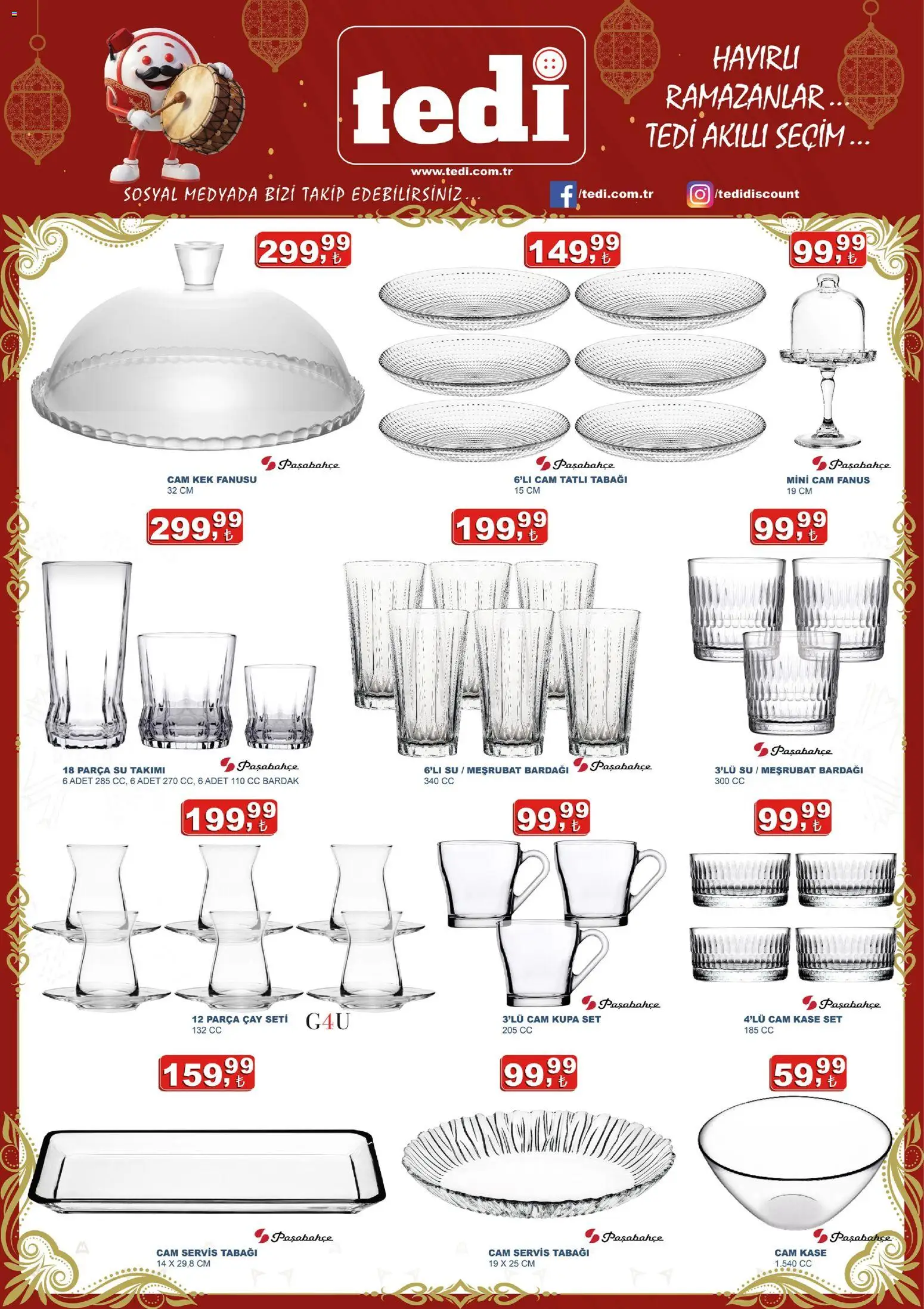 Tedi  - Katalog - 18.02.2026 tarihinden itibaren geçerlidir | Sayfa: 1 | Ürünler: Kaşe, Çay, Su, Zselatin