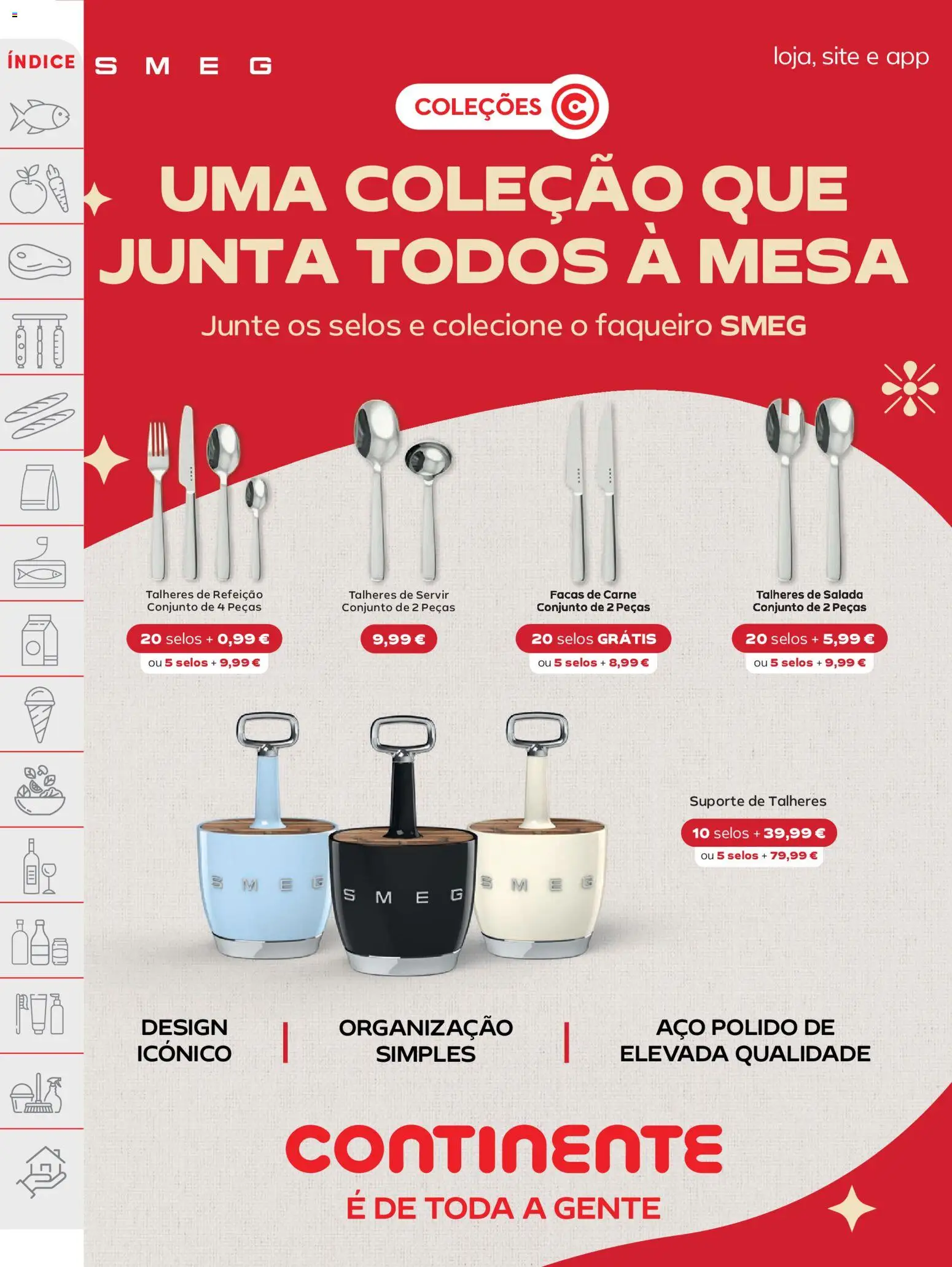 Continente folheto │ válido de 25.11.2025 | Página: 2 | Produtos: Talheres, Mesa, Carne, Salada