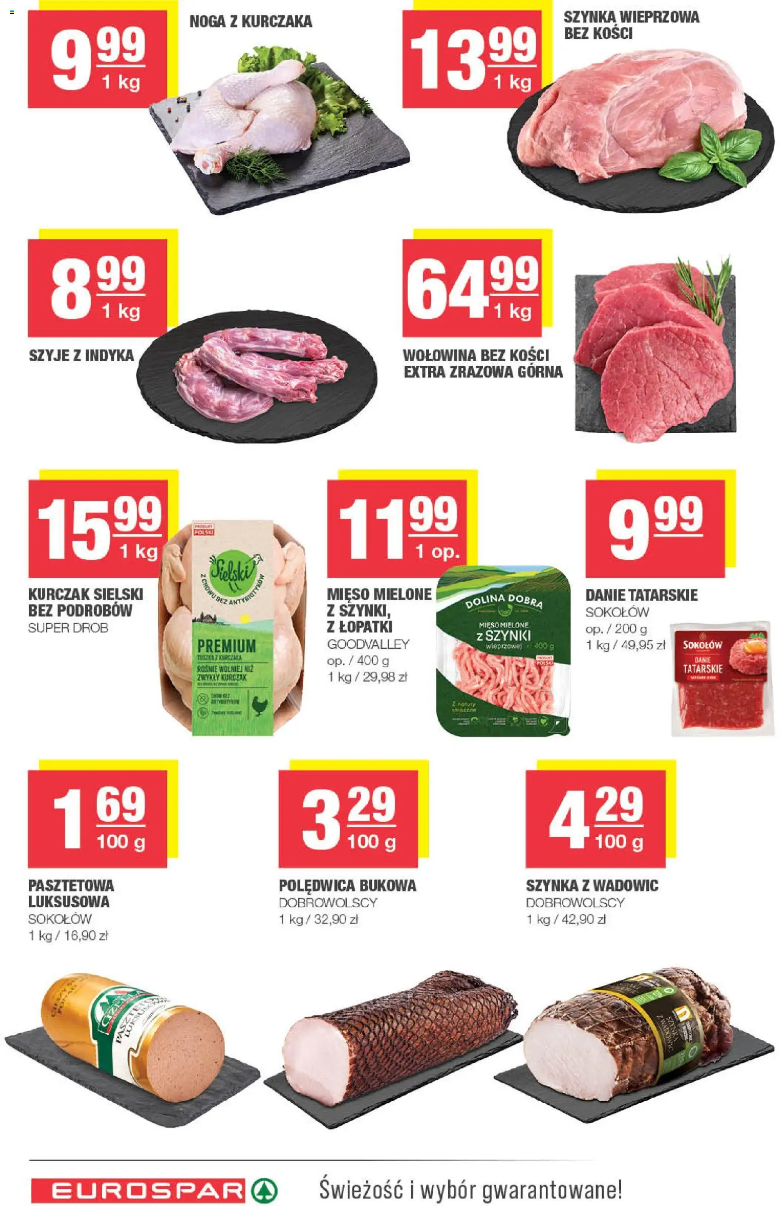 Spar Gazetka - Eurospar od 21.01.2026 | Strona: 6 | Produkty: Mięso mielone z szynki, Mięso, Szynka wieprzowa, Mięso mielone