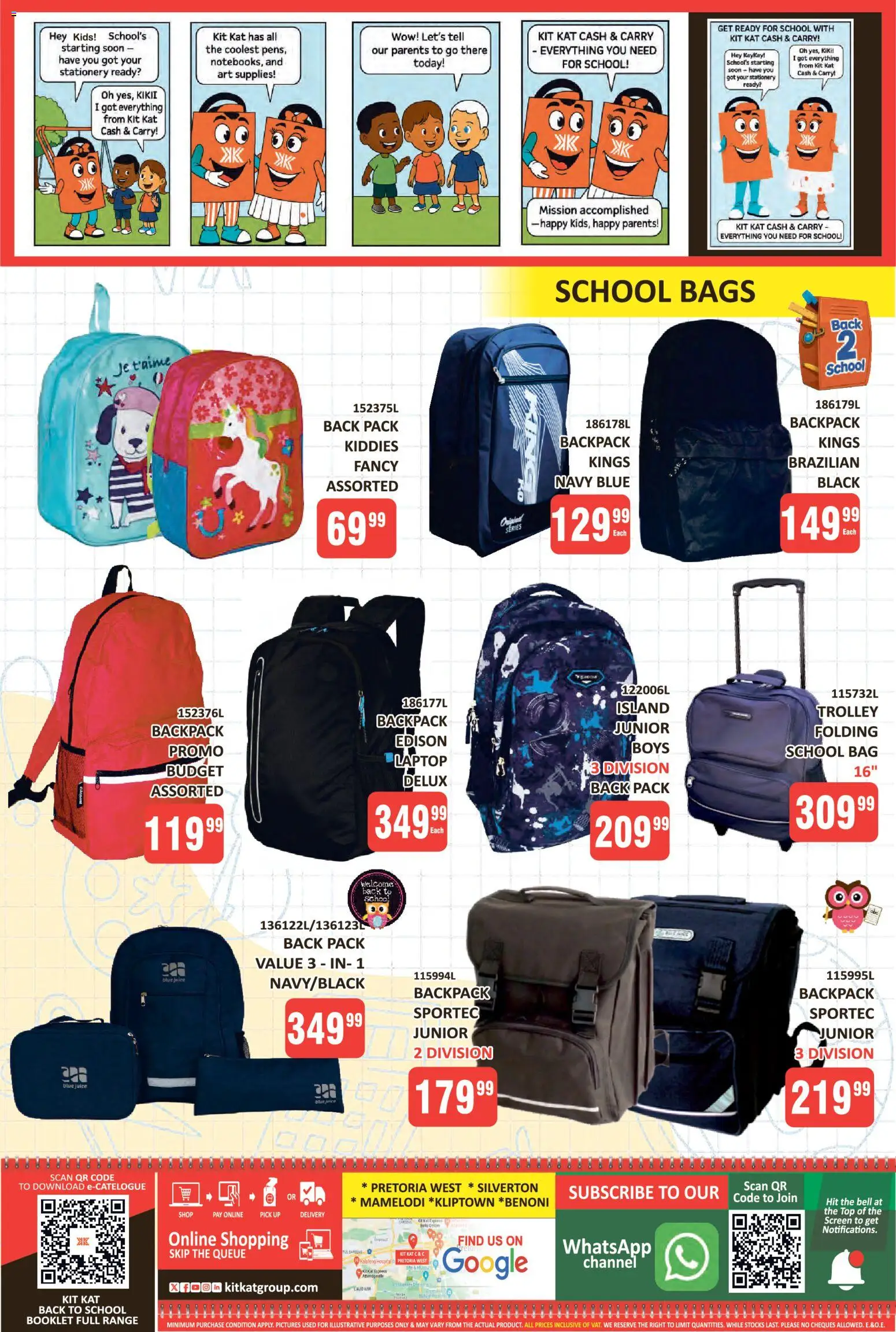 New KIT KAT Cash & Carry catalogue – valid from 02.11.2025 | Page: 32 | Products: Backpack, Art, Laptop, Juice