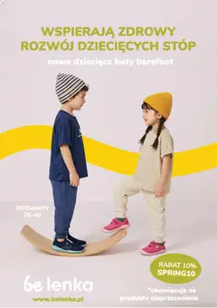 Pogląd oferty "Be Lenka -Wspierają zdrowy rozwój dziecięcych stóp" - ważna od 25.04.2026