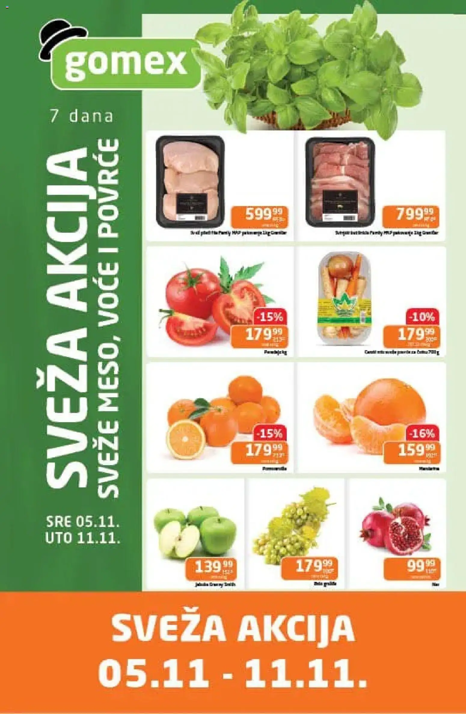 Gomex katalog - važi od 05.11.2025 | Strana: 1