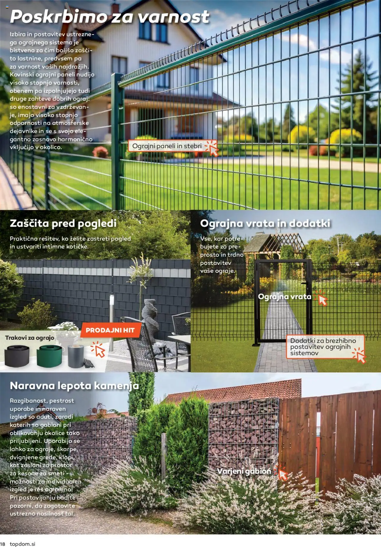 Novi Topdom katalog ponudbe – veljaven od 01.04.2025 | Stran: 18 | Izdelki: Vrata