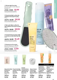 Noul catalog Oriflame – valabil de la 10.09.2025 | Pagină: 127 | Produse: Pepene Galben, Pilă de tălpi, Piatră ponce, Unt