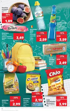 Noul catalog Kaufland – valabil de la 03.09.2025 | Pagină: 10 | Produse: Yazı tahtası kalemi, Ciocolată, Biscuiți, Sare