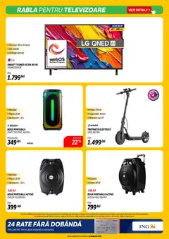 Ofertele Flanco valabile de la 05.01.2026 | Pagină: 10 | Produse: Televizor, Trotinetă electrică, Trotinetă, Boxă portabilă