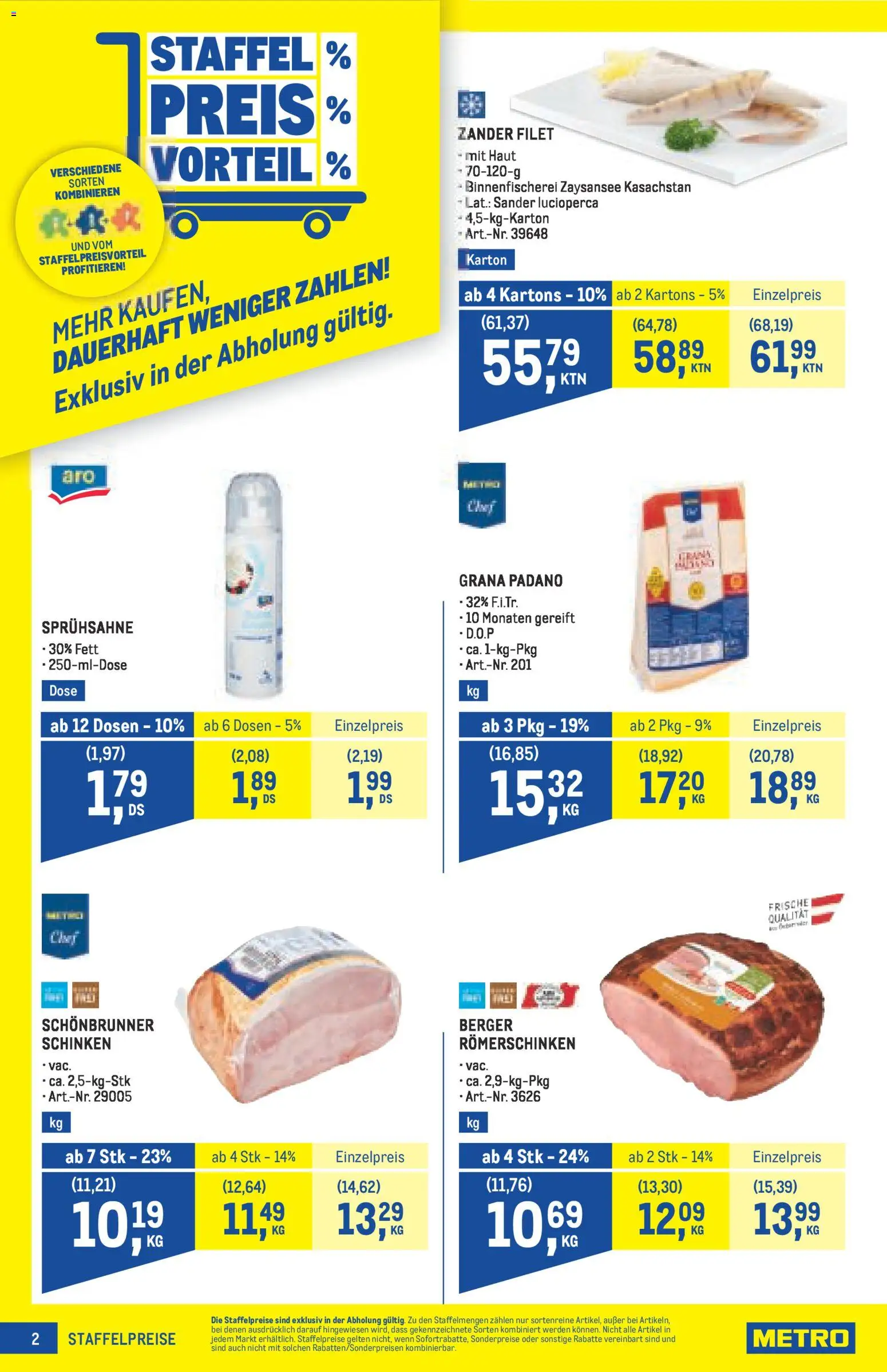 Metro angebote Profi MP08 gültig ab 02.04.2026 | Seite: 2 | Produkte: Schinken