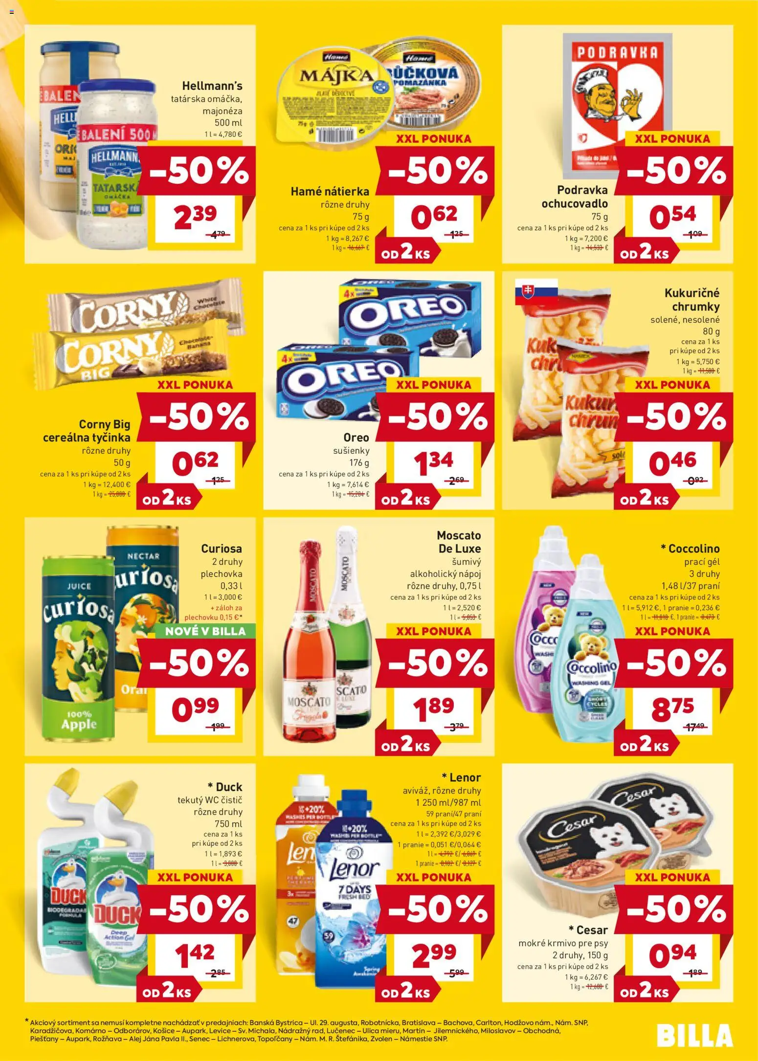 Nové Billa akcie – leták je platný od 04.02.2026 | Strana: 13 | Produkty: Wc, Apple, Coccolino, Lenor