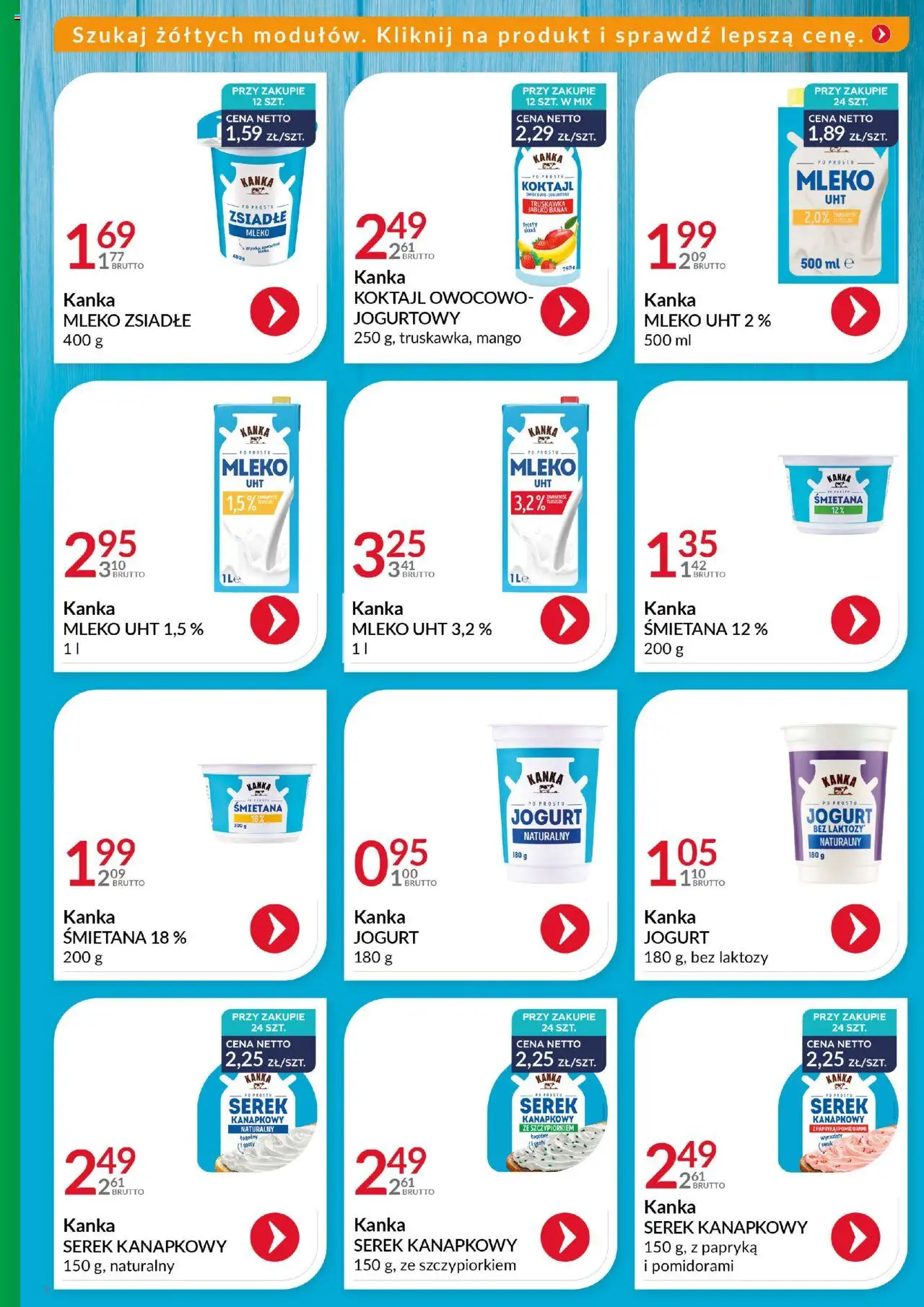 Eurocash Gazetka - Katalog Artykułów Spożywczych od 27.07.2025 | Strona: 3 | Produkty: Serek kanapkowy, Serek, Papryka, Śmietana
