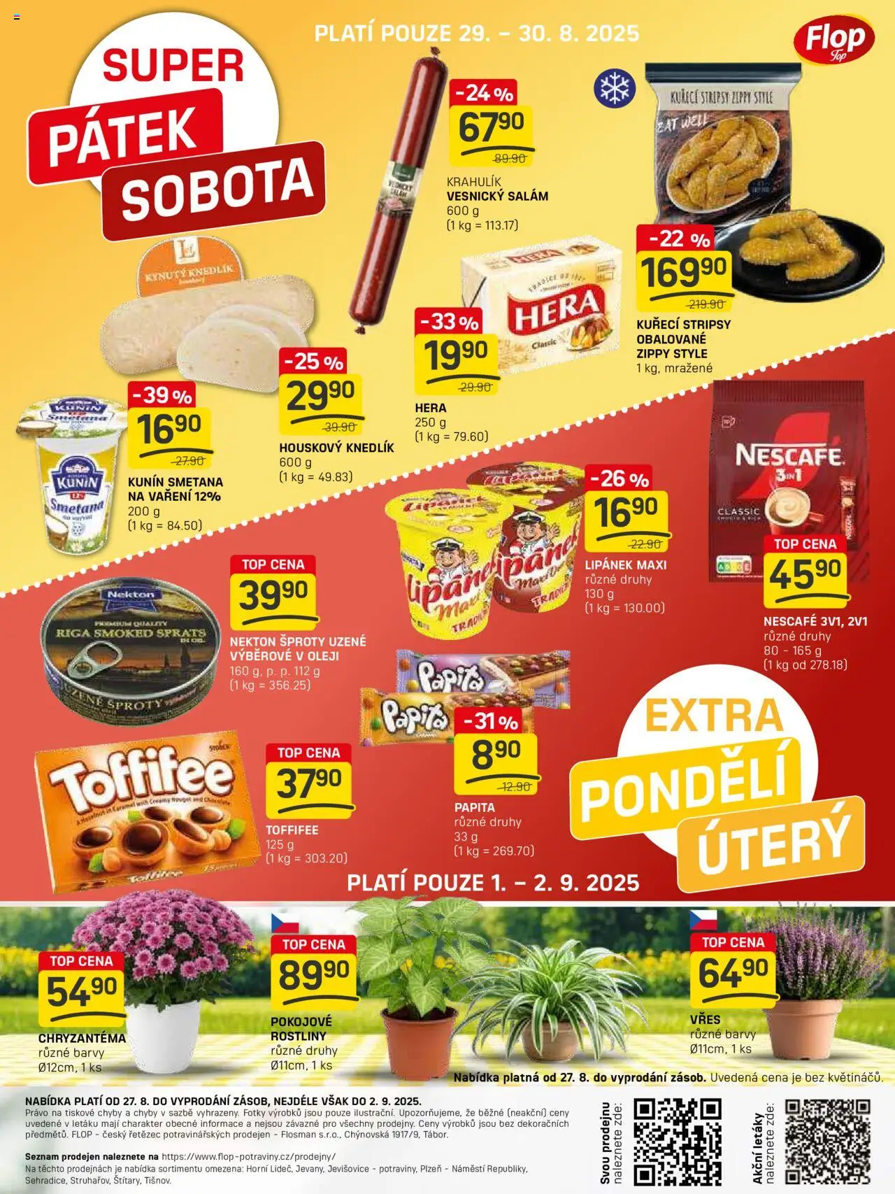 Flop leták - FlopTop od 27.08.2025 | Strana: 12 | Produkty: Hera, Nescafé, Kuřecí stripsy, Barvy