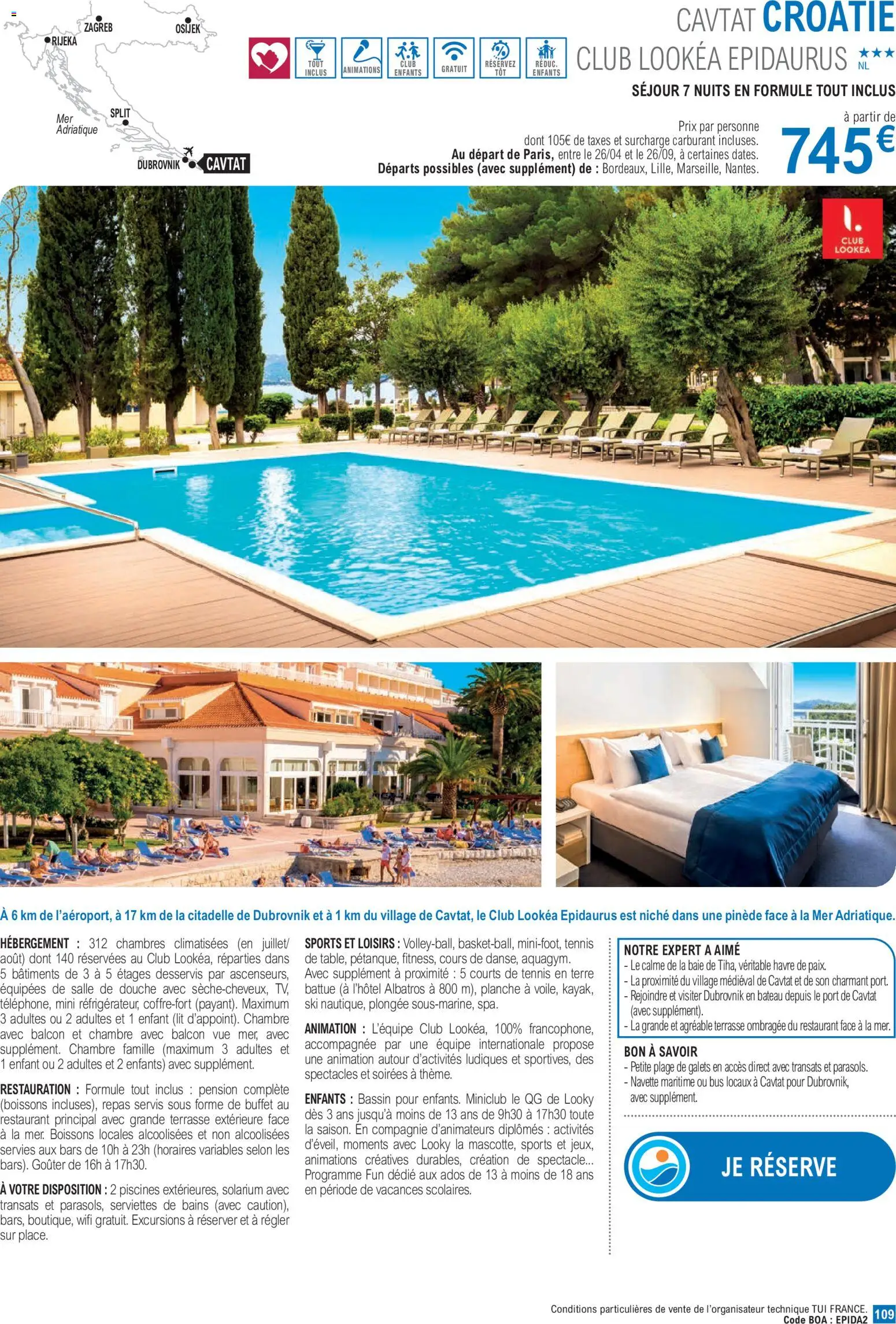 {H1} | Page: 109 | Produits: Ski, Lit, Buffet, Douche