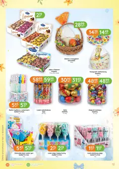 Pogląd oferty "Eurocash gazetka - Słodycze Wielkanocne" - ważna od 05.03.2026 | Strona: 12 | Produkty: Żelki, Jajka, Lizaki