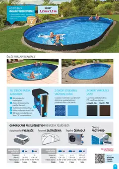 KRUHOVÉ BAZÉNY AZURO IBIZA 500, Priemer (m) 5, Hĺbka (m) 1,20/1,50, Približný objem (l) 23 000/29 000, Záruka 7 rokov │ platný od 28.03.2025 | Strana: 137 | Produkty: Bazény, Vysávače