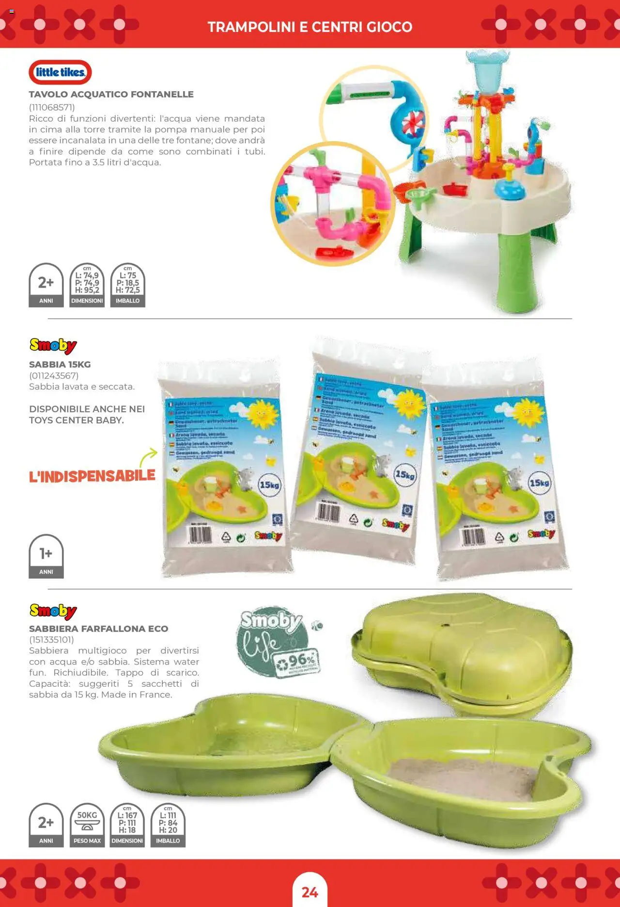 Volantino Toys Center del 03.04.2025 | Pagina: 26 | Prodotti: Acqua, Sabbiera, Gioco, Tavolo