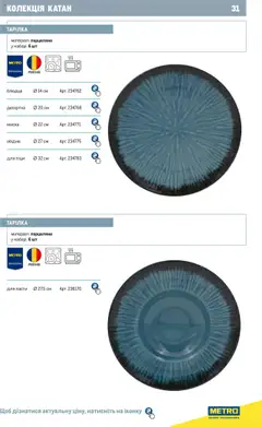Metro акції дійснийкції з 24.07.2024 | Сторінка: 31 | Товари: Блюдце, Миска