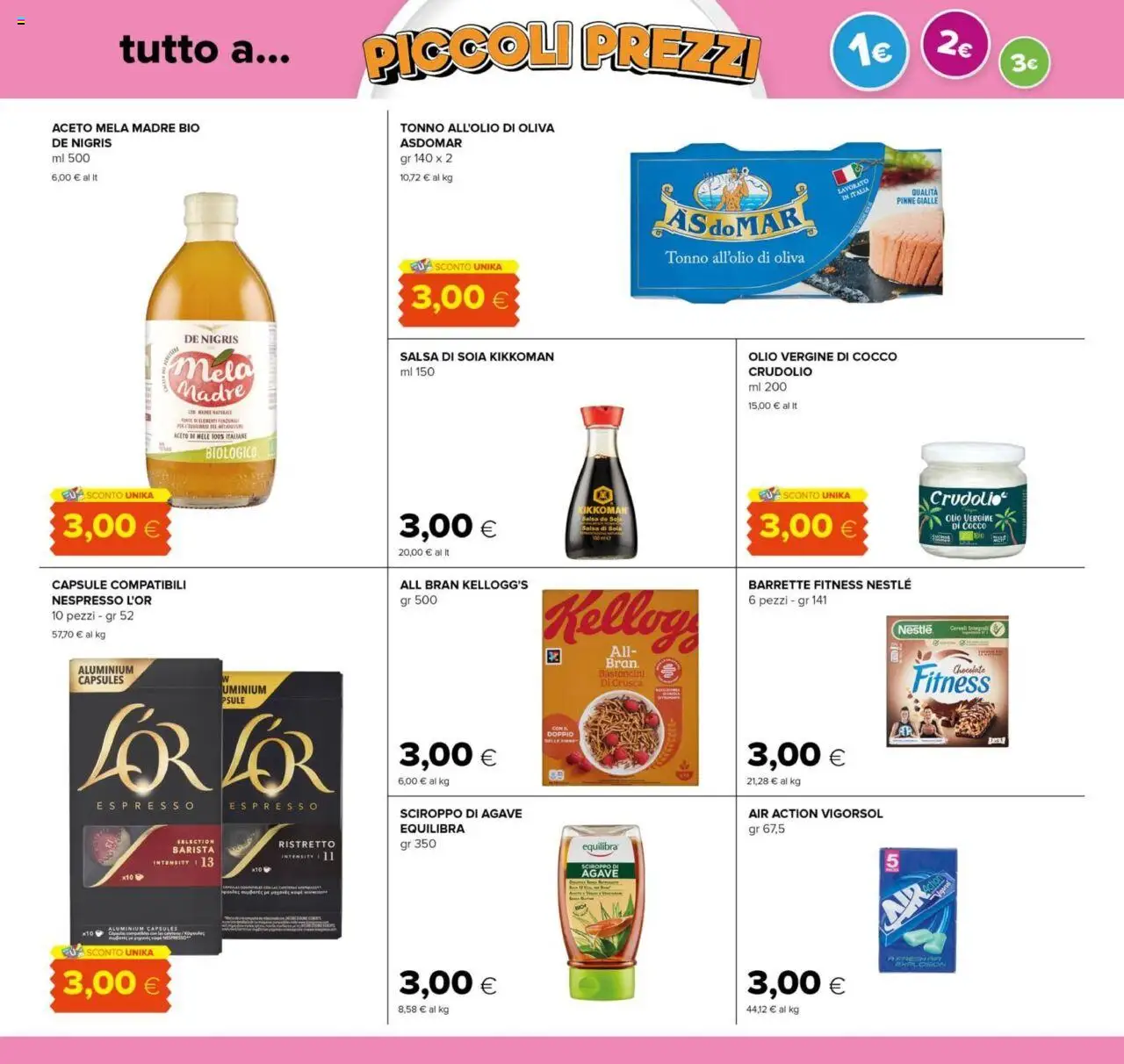 Volantino Tigre del 25.09.2025 | Pagina: 18 | Prodotti: Mele, Cereali, Olio, Cocco