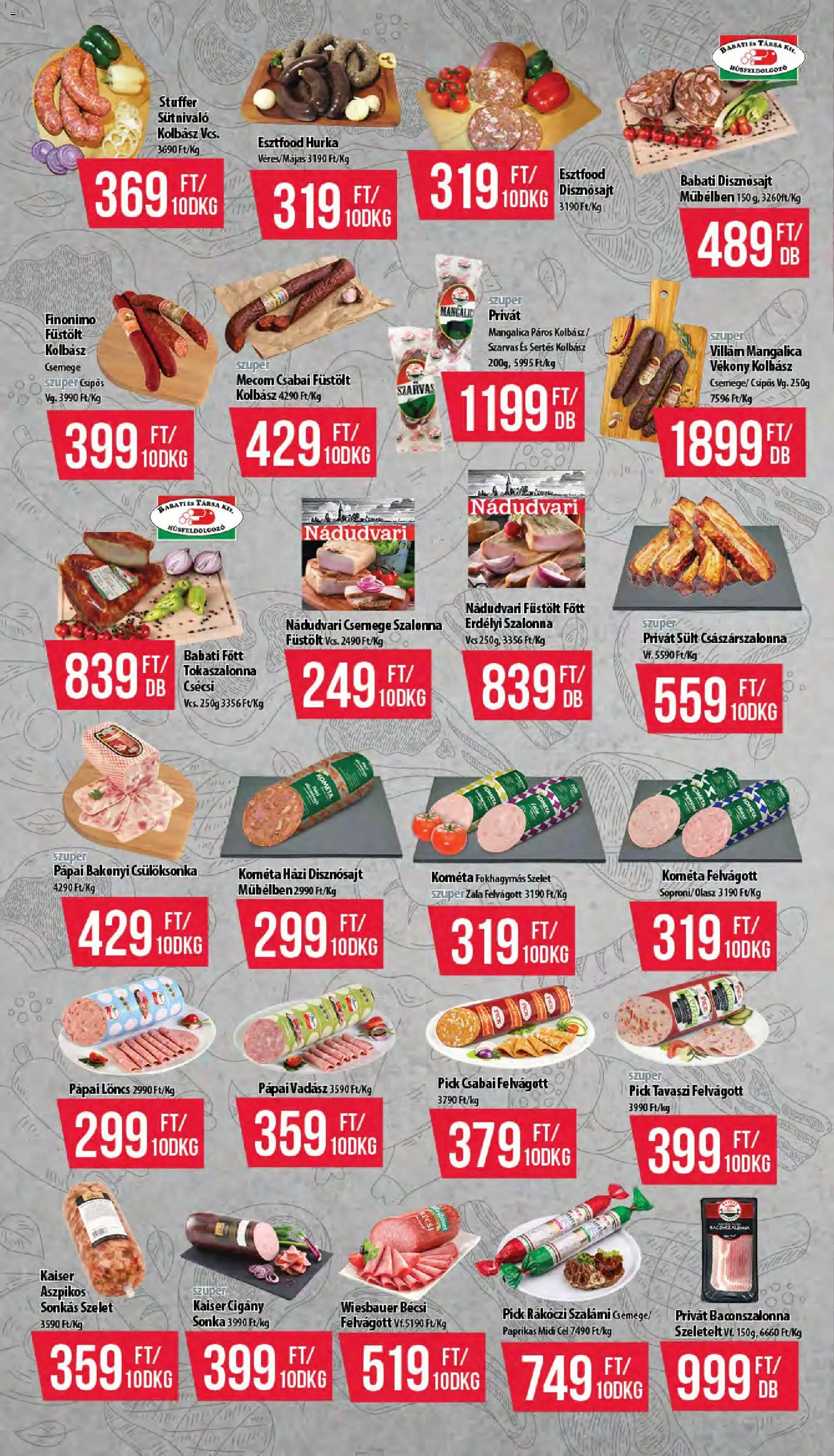 COOP akciós ujság - amely érvényes a következő dátumtól: 15.01.2026 | Oldal: 2 | Termékek: Kolbász, Löncs, Szalonna, Hurka