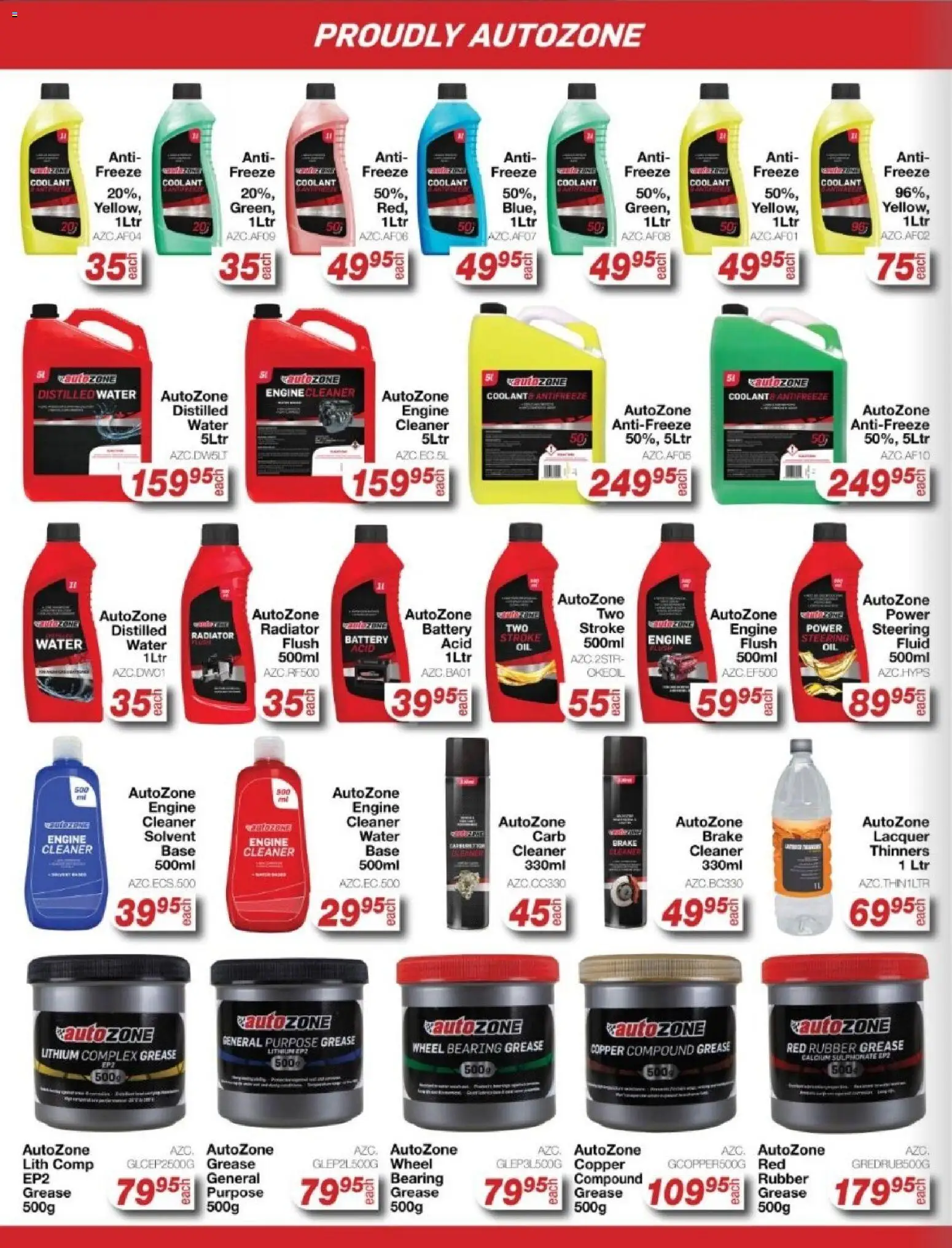 New AutoZone catalogue – valid from 23.02.2026 | Page: 26 | Products: Radiator, Battery, Water