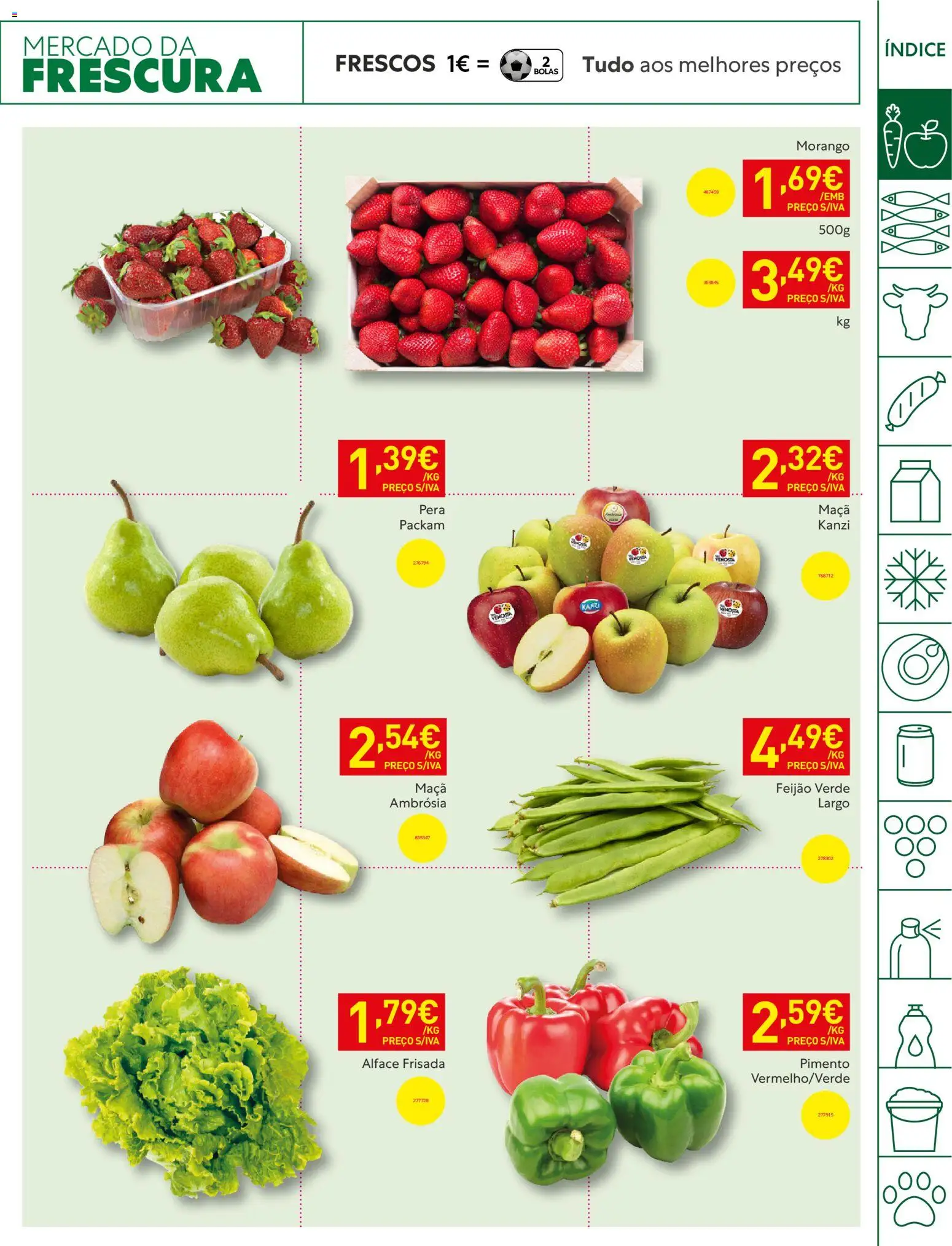 Recheio - Bons Negócios Madeira │ válido de 21.04.2026 | Página: 3 | Produtos: Maça, Alface