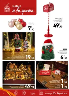 Anteprima del volantino Spazio Conad Idee Regalo catalogo valido a partire dal 14.11.2025 | Pagina: 2 | Prodotti: Batterie, Vaso