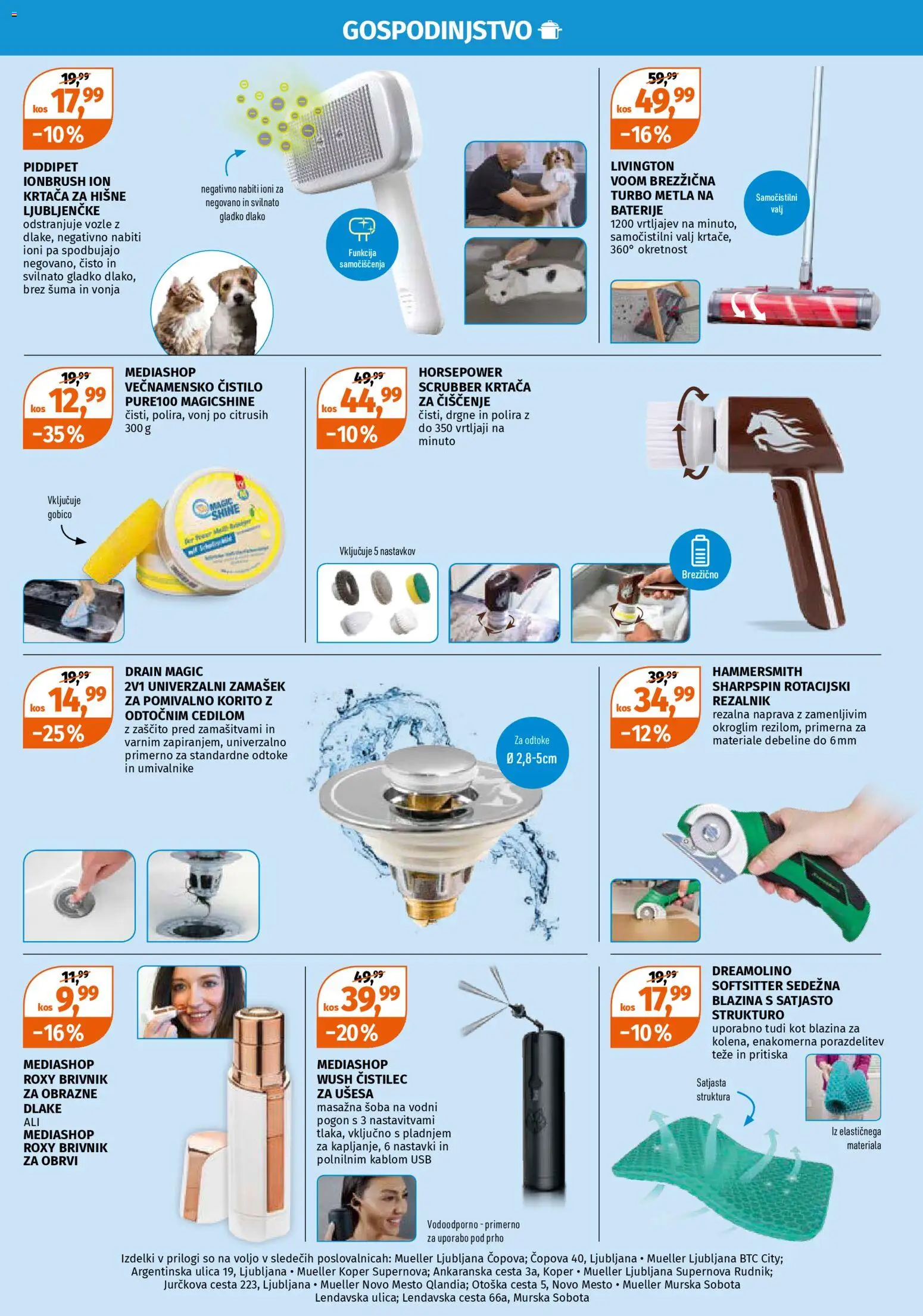 Novi Müller katalog ponudbe – veljaven od 05.01.2026 | Stran: 3 | Izdelki: Rezalnik, Baterije, Kos, Krtaca