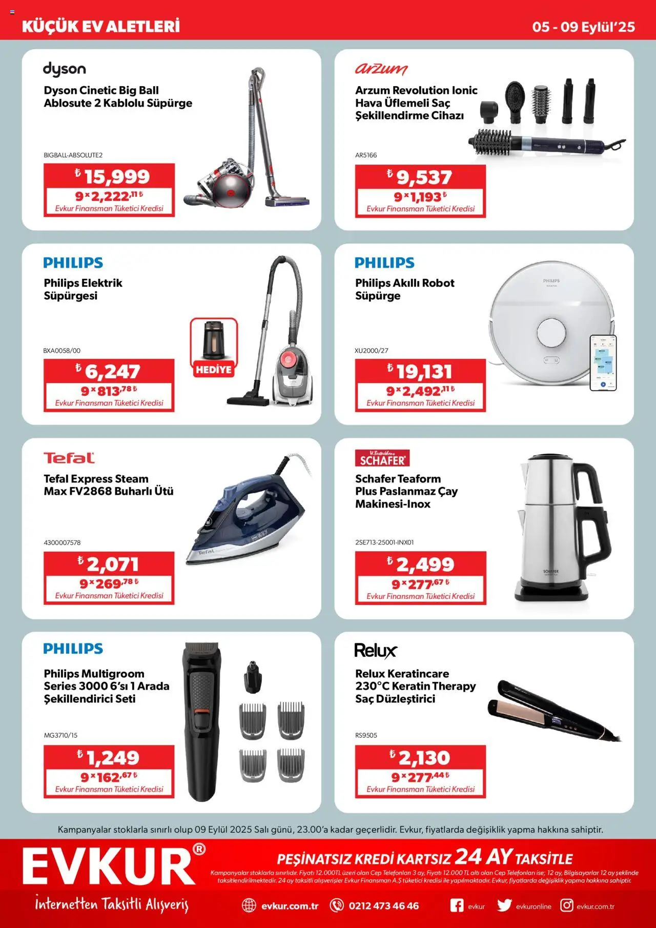 Evkur Katalog - 05.09.2025 tarihinden itibaren geçerlidir | Sayfa: 6 | Ürünler: Robot, Saç düzleştirici, Çay, Ütü