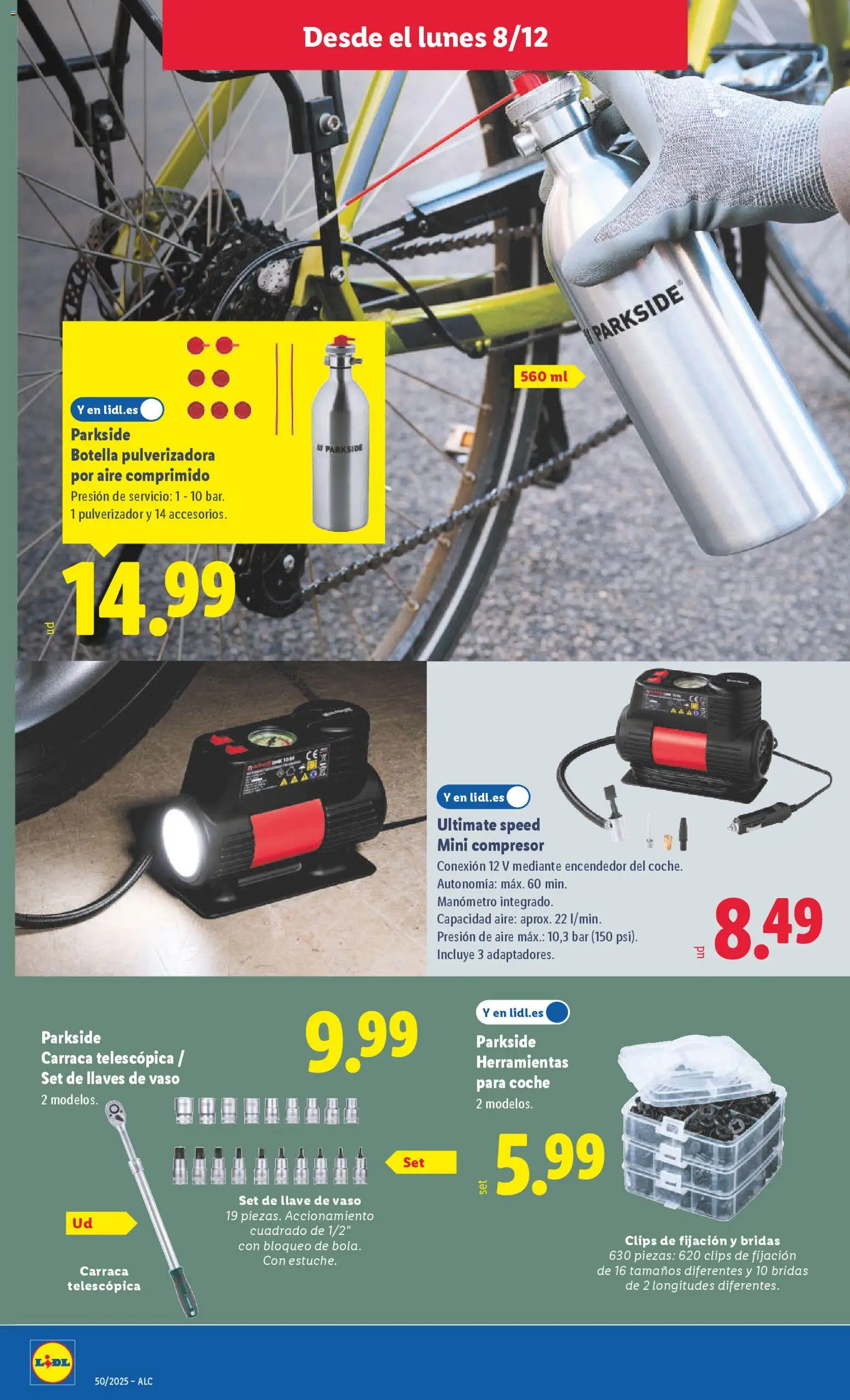 Lidl folleto de bazar │ válido desde el 08.12.2025 | Página: 10 | Productos: Manómetro